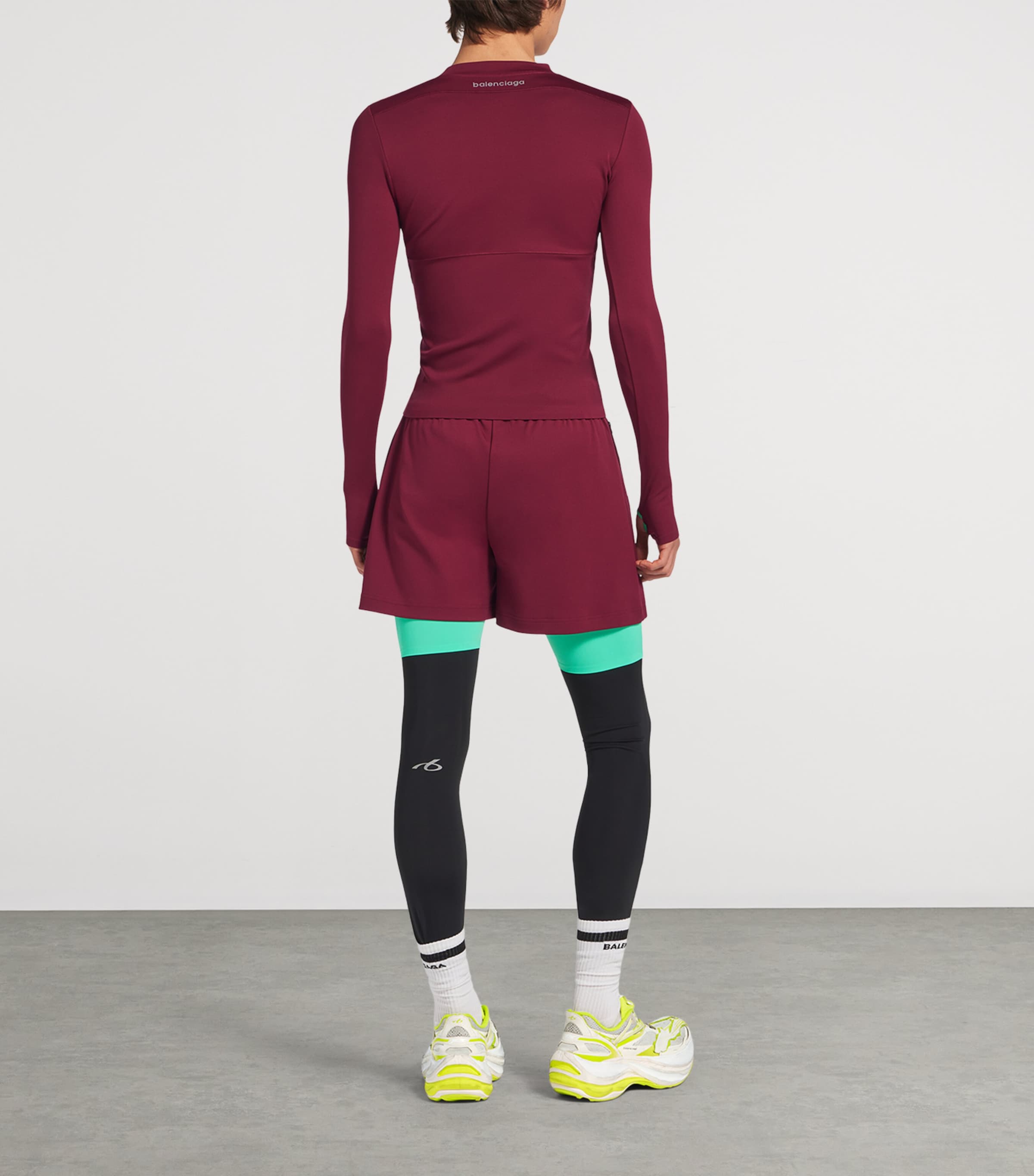 Balenciaga Mens Technical Long-Sleeve T-Shirt Image 3