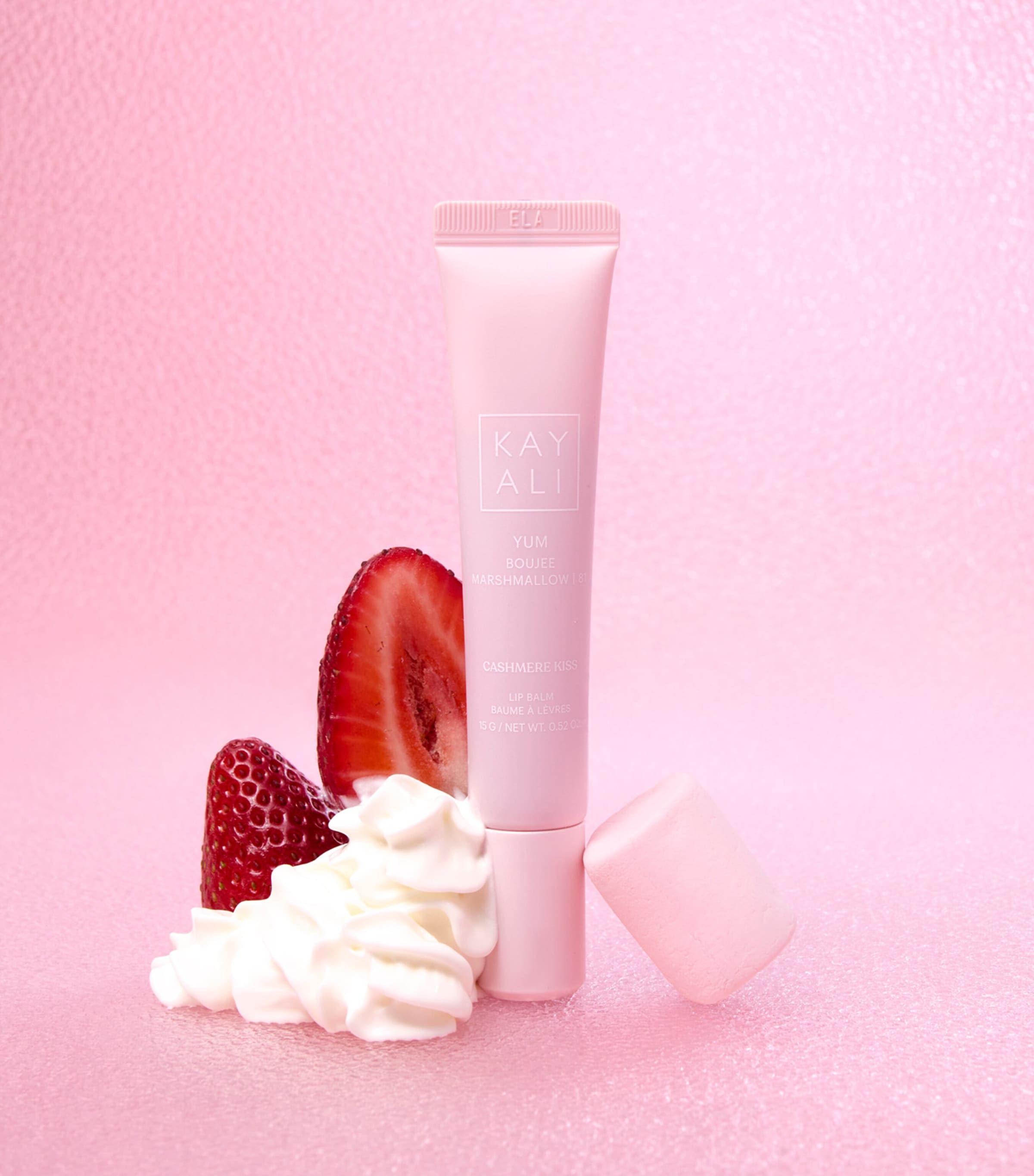 Kayali Yum Boujee Marshmallow | 81 Cashmere Kiss Lip Balm Marshmallow Image 6