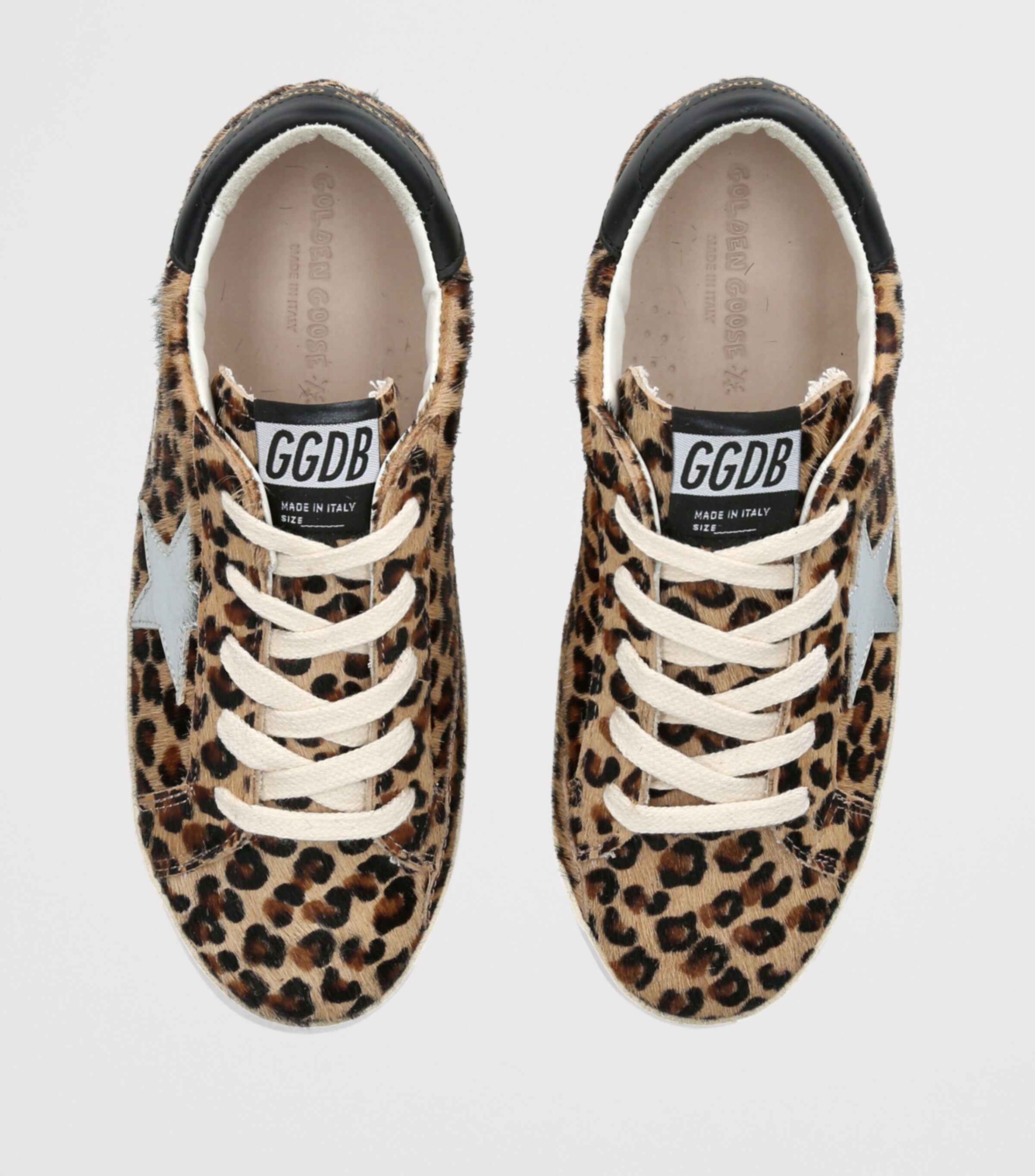 Pony Skin Leopard Print Super-Star Sneakers BROWN/OTH Image 4