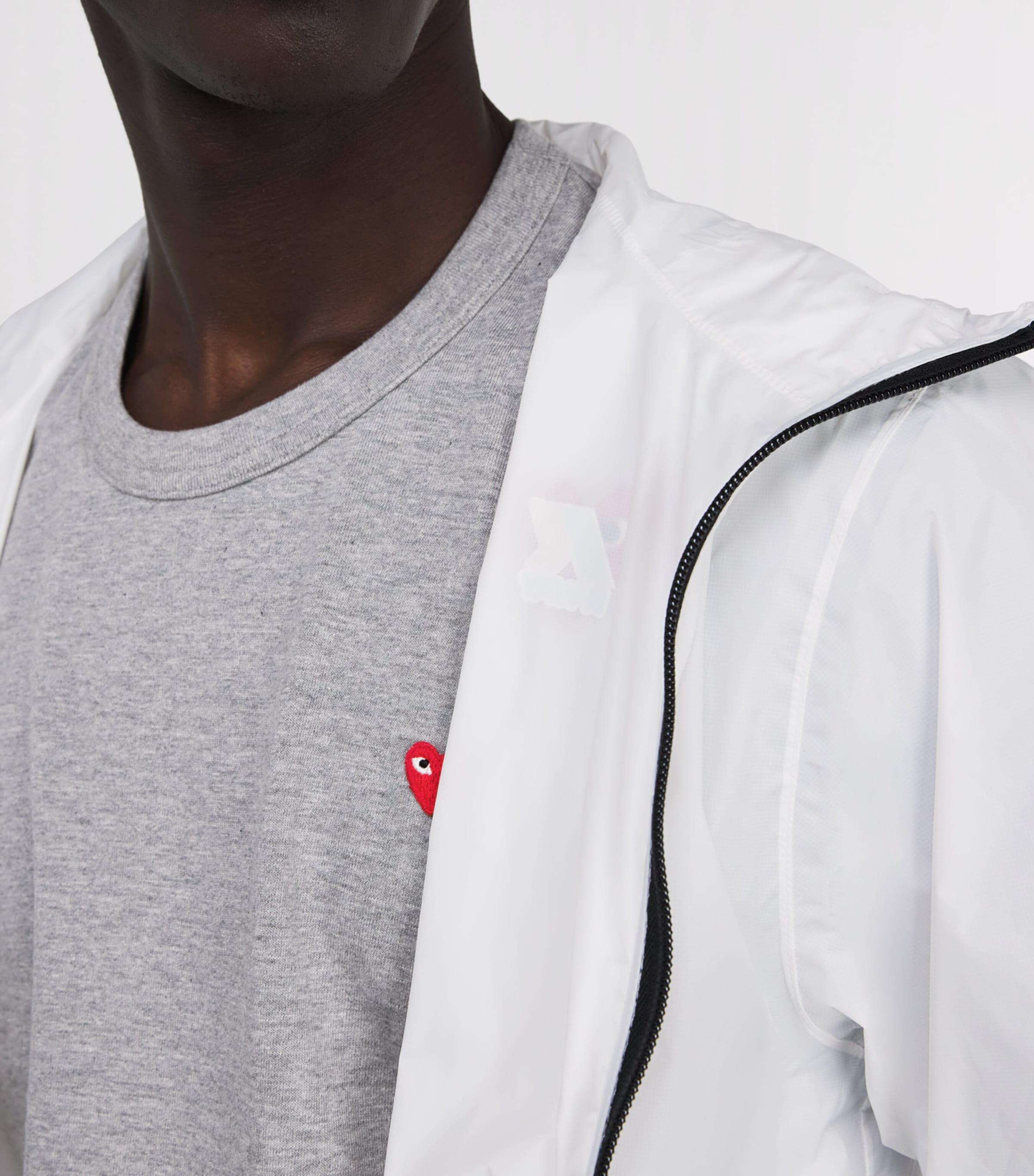 Cotton Mini Heart Logo T-Shirt 1 - GREY Image 6