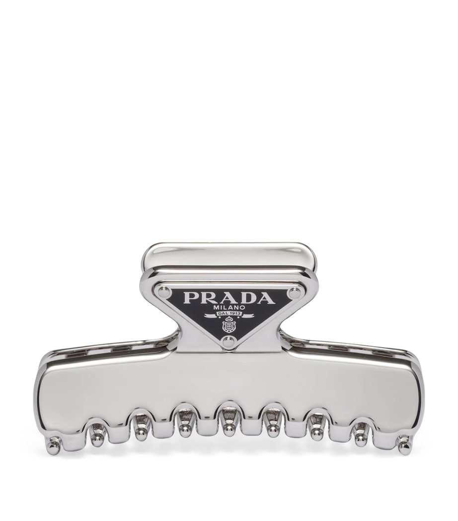 Prada Triangle Logo Claw Clip Image 1