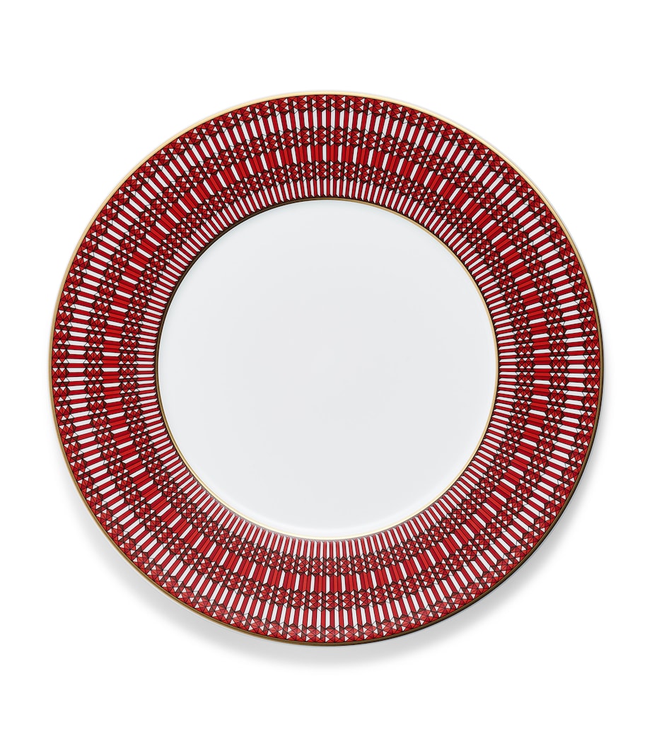Set of 2 Arcadia Red Dinner Plates (27cm) CLEAR Image 1