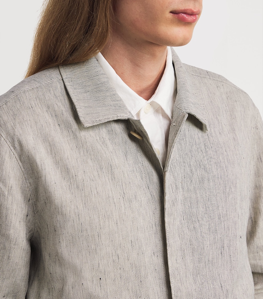 Cotton-Linen Jerico Jacket STUCCO MELANGE Image 6
