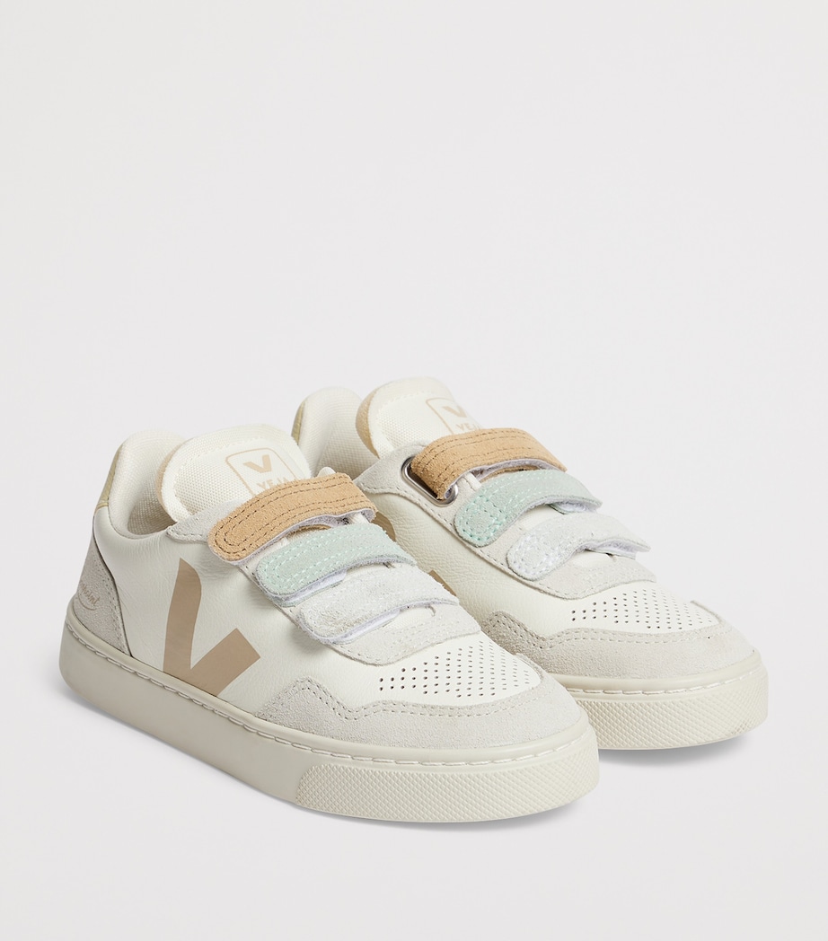 Bonpoint x VEJA Leather V90 Sneakers Blanc Naturel Image 2