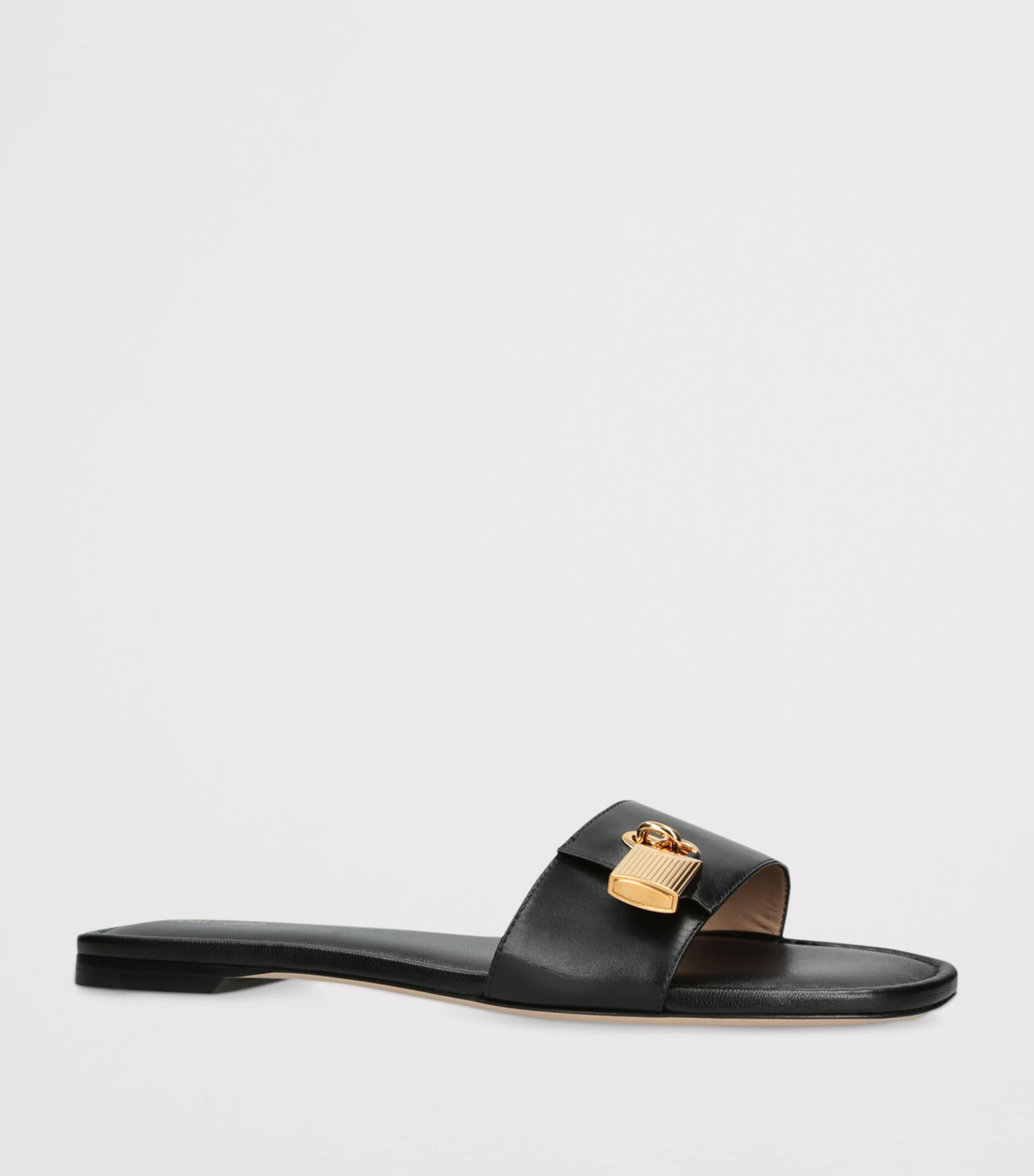 TOM FORD Leather Padlock-Detail Slides | Holiday Shop | Womens | Sandals | Women Shoes | Sliders | Designers | Tom Ford TOM FORD Leather Padlock-Detail Slides | Holiday Shop | Womens | Sandals | Women Shoes | Sliders | Designers | Tom Ford