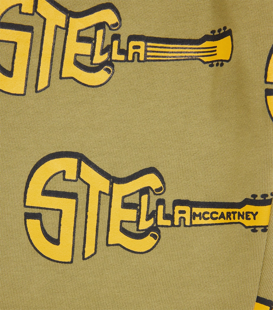 Cotton Printed Sweatpants (2-14 Years) 770MCVERDE/MULTI Image 4