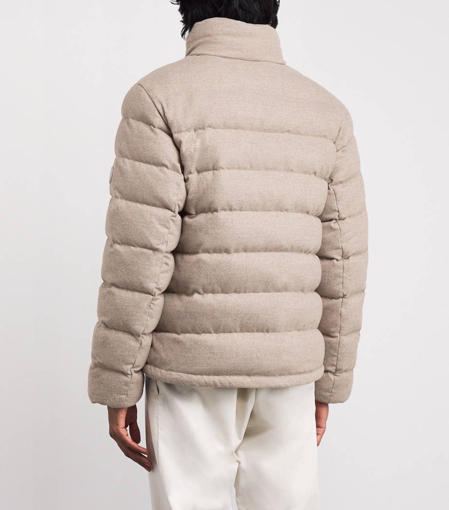 Down Hugh Quilted Jacket 812-MOON ROCK Image 4