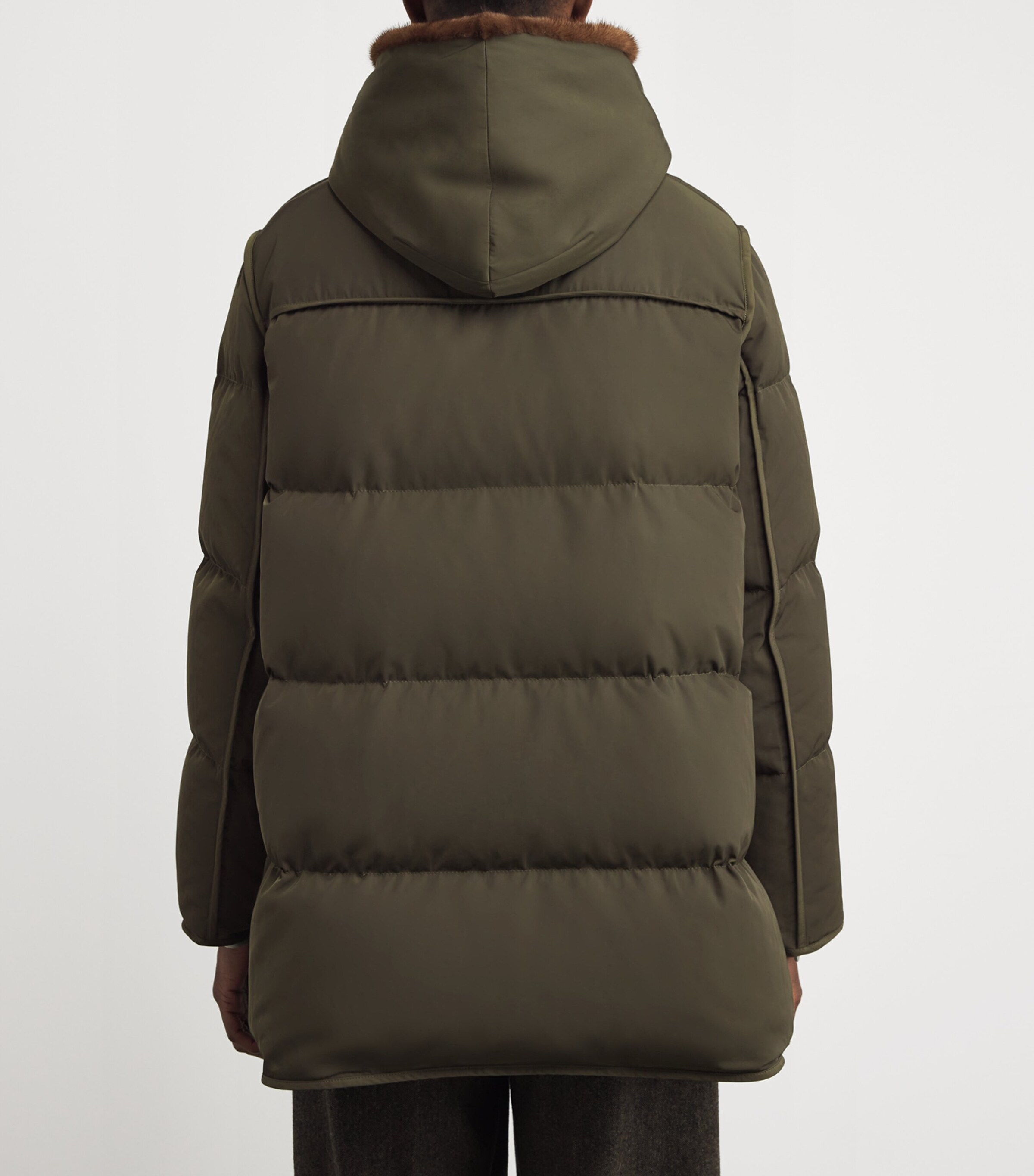 Down-Mink Technical Puffer Jacket (76cm) A0422 Image 4