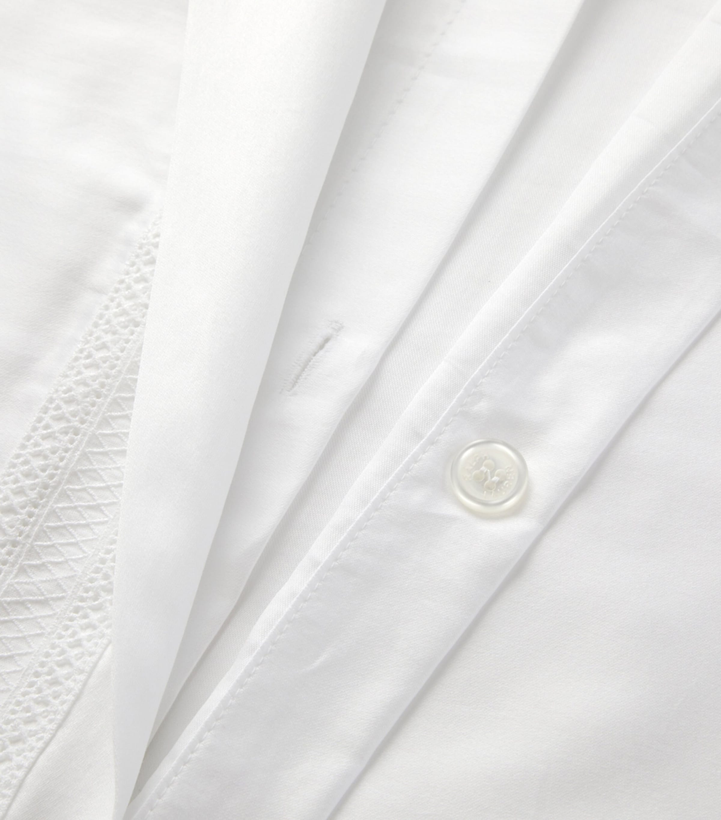 Ralph Lauren Home Cotton Sateen Alistair Double Duvet Cover (200cm x 200cm) White Image 4