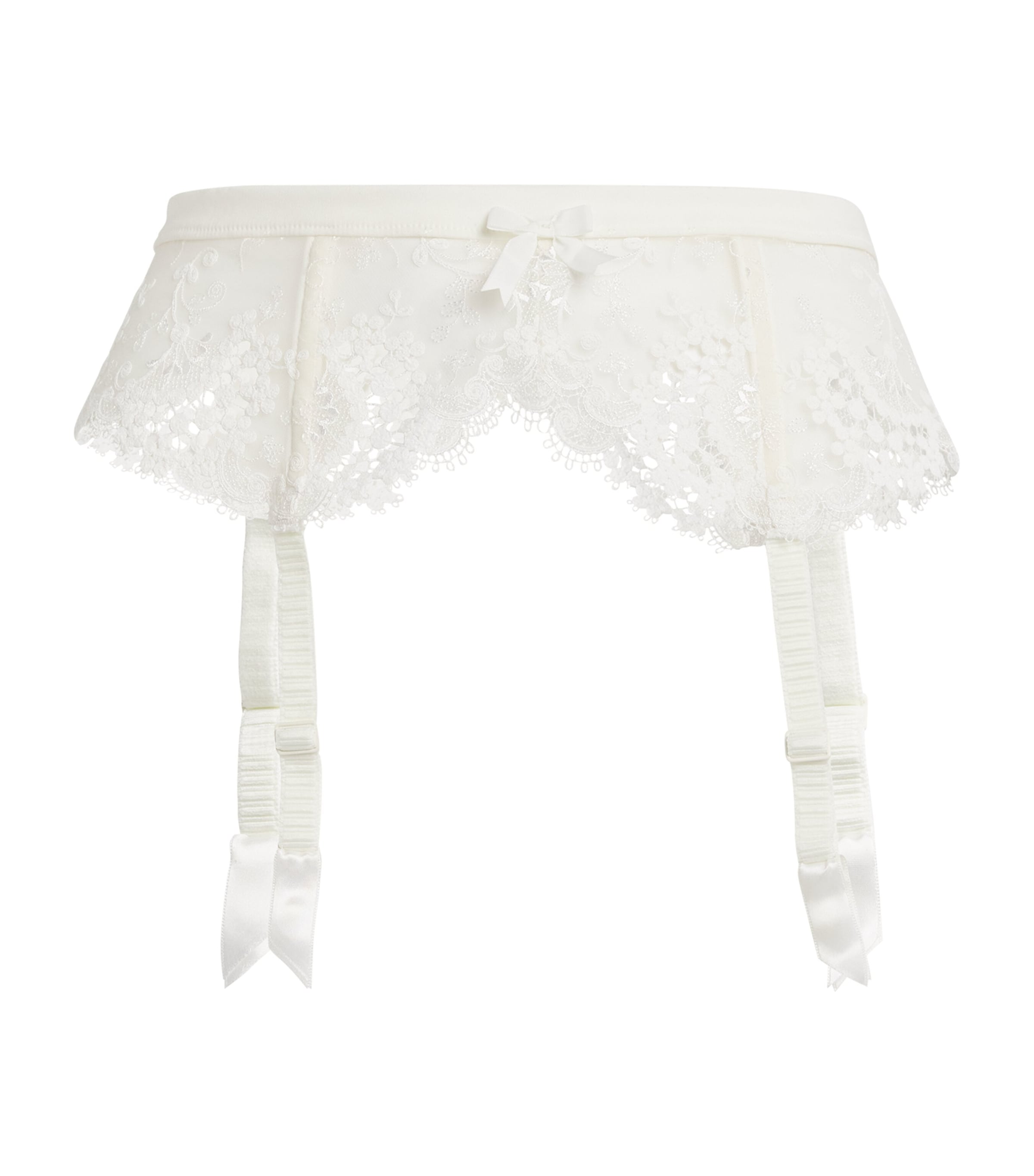 Simone Perele Lace Wish Garter Belt In Ivory