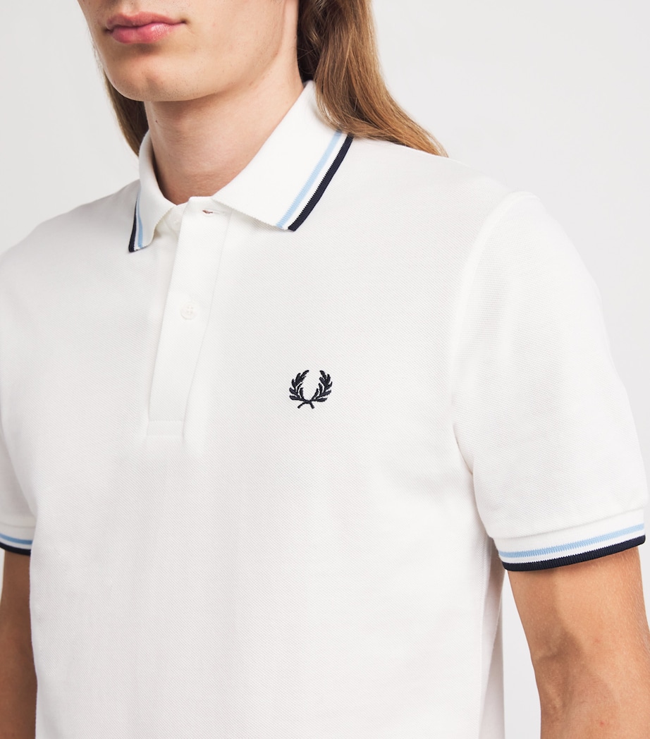 Twin Tipped Polo Shirt 300 WHITE Image 6