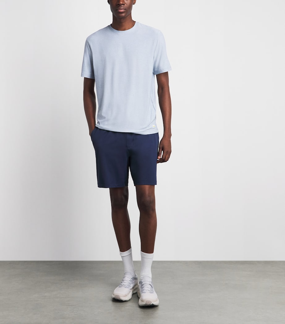 VUORI Mens Ponto Re/ACTV Sweatshorts Bco Blue Coast Image 2