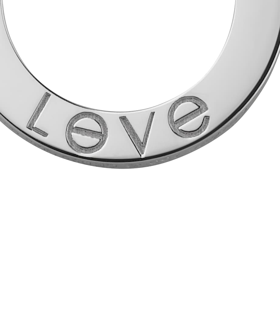 Cartier White Gold and Diamond Love Necklace White Gold Image 8