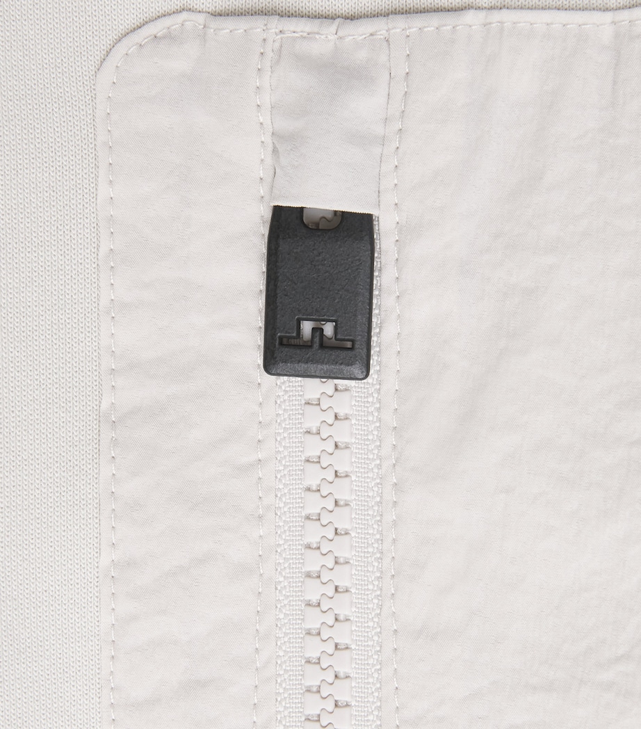 Cotton-Blend Mijo Hybrid Hoodie U029 MOONBEAM Image 5