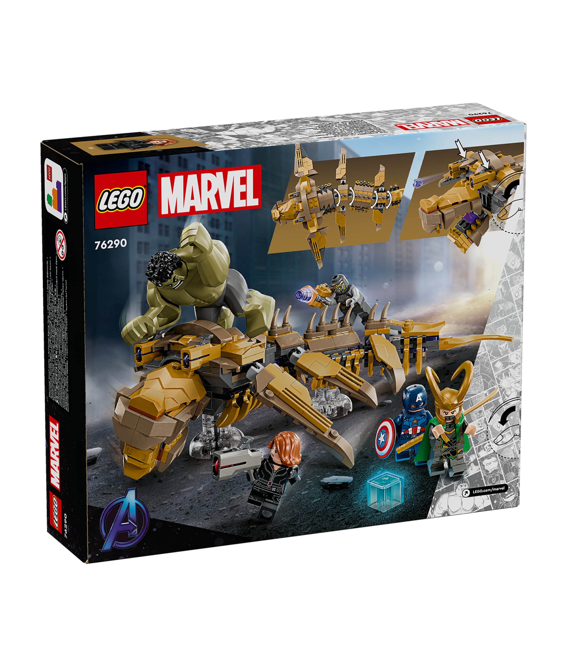 Marvel The Avengers vs. The Leviathan Toy Playset 76290 MULTI Image 7