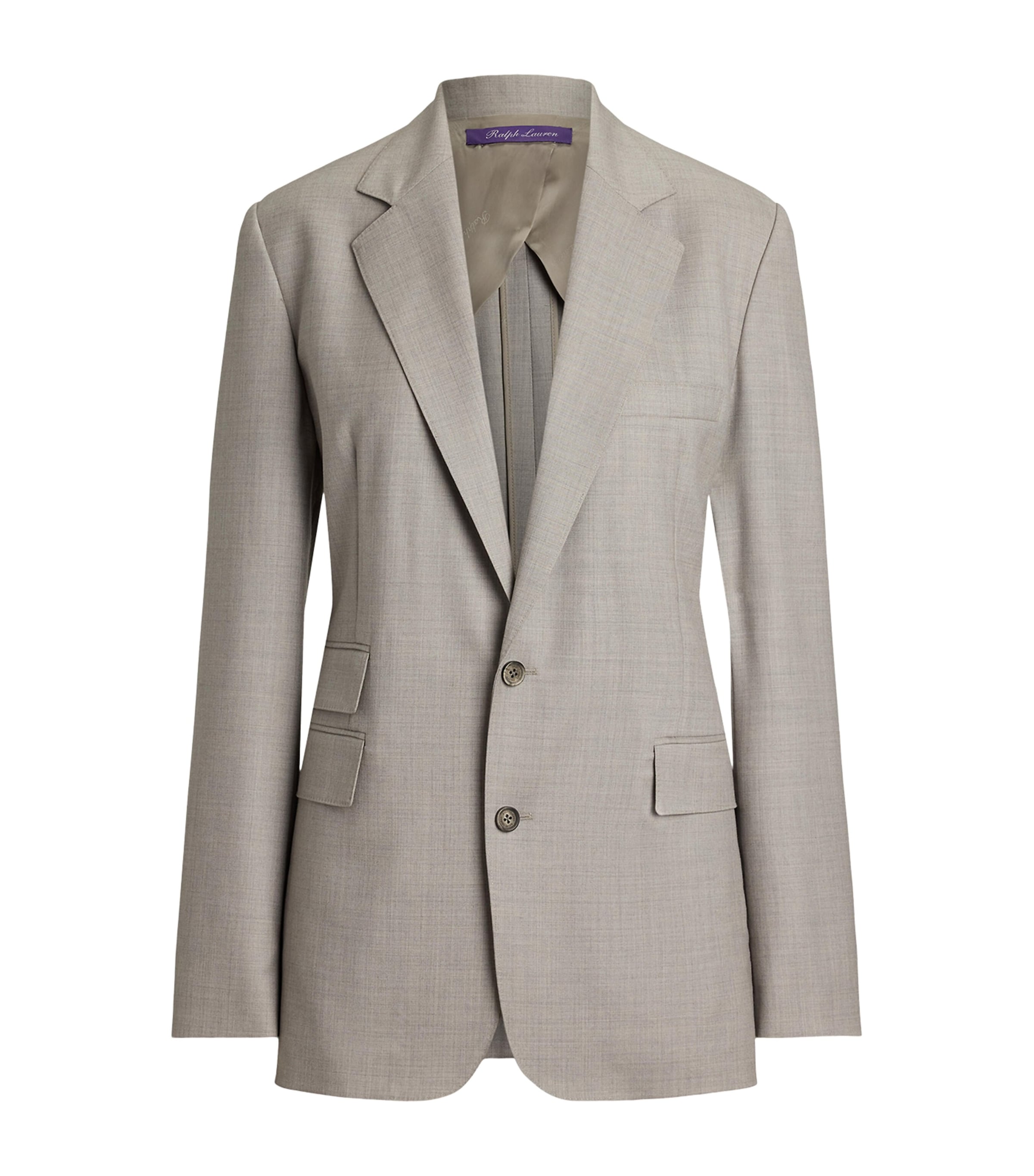 Ralph Lauren Wool Blazer In Gray