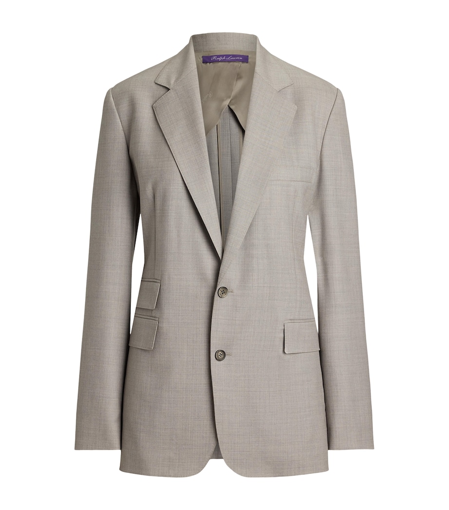 Wool Blazer PEARL GREY MELANGE Image 1