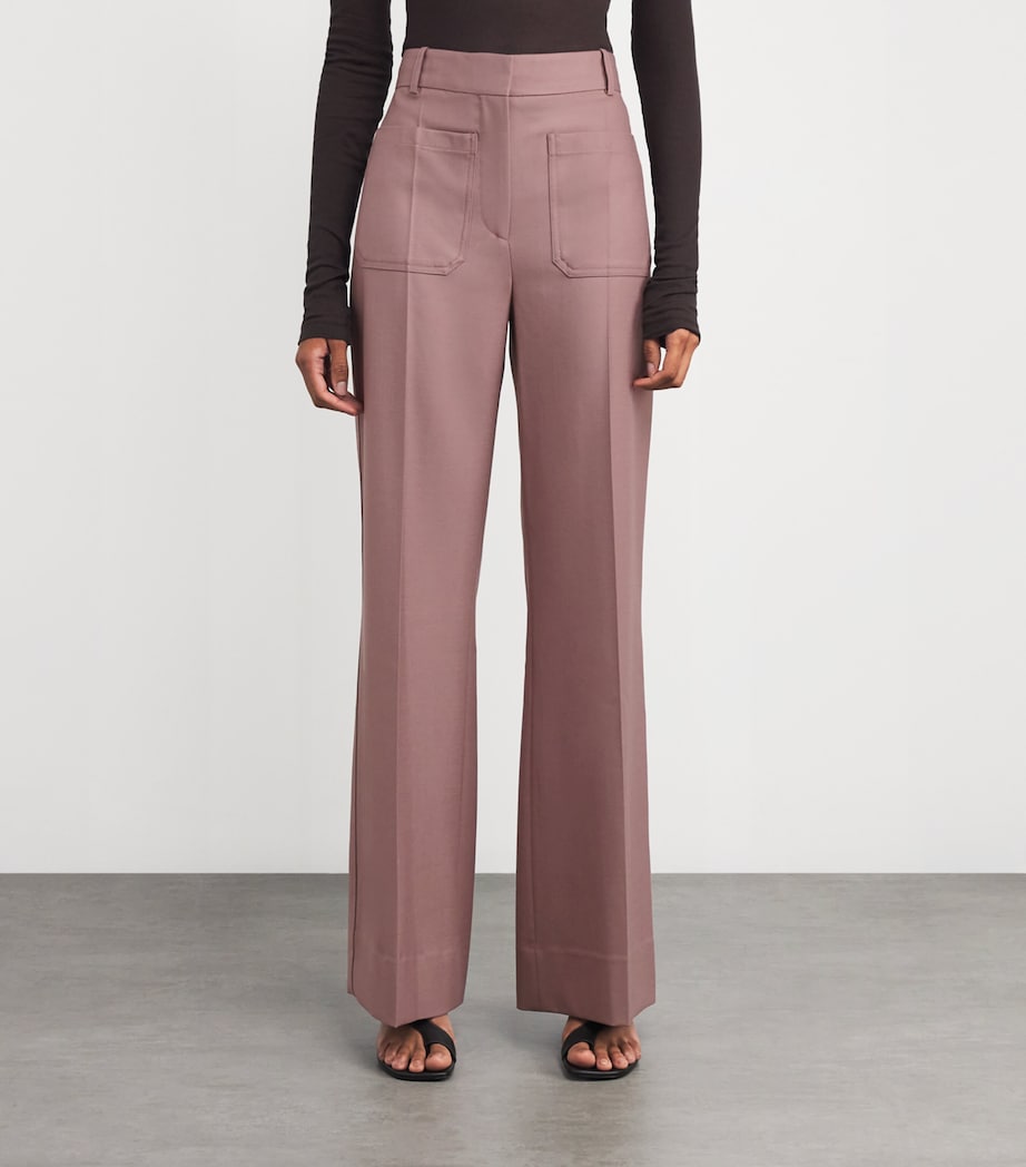 Alina Tailored Trousers 9476 MAUVE Image 3
