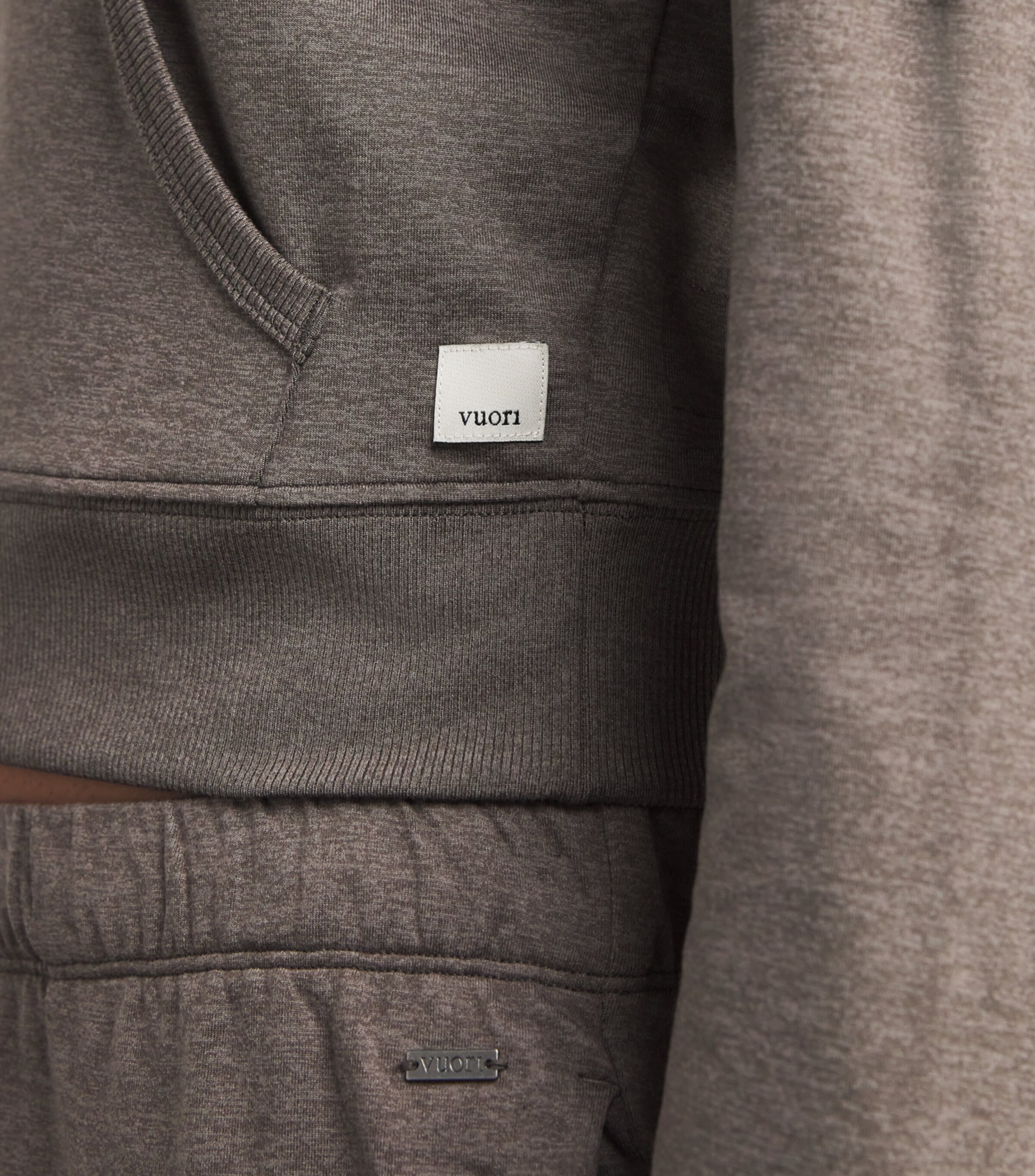 Halo Mini Zip-Up Hoodie HHI CHIA HEATHE Image 6