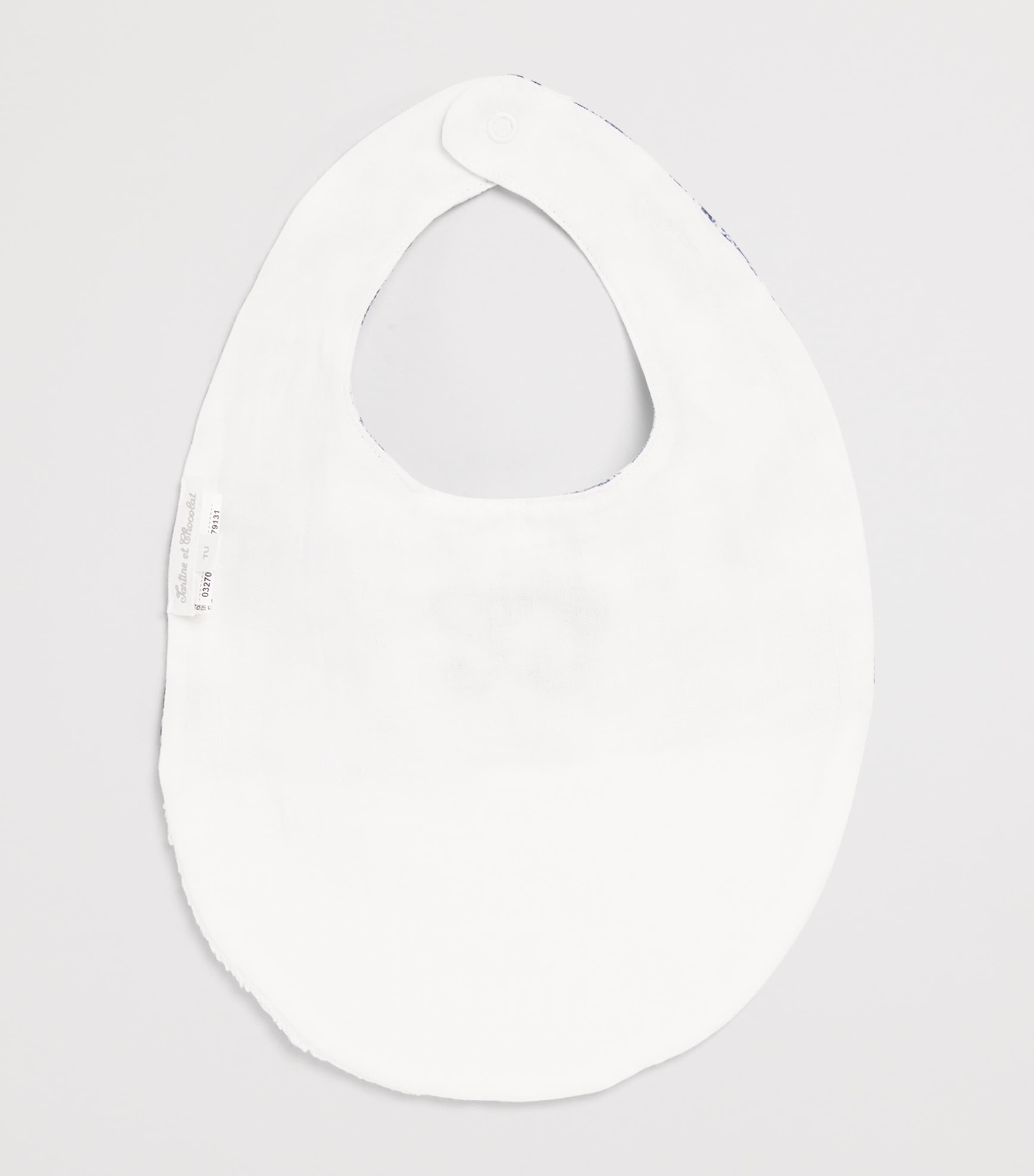 Cotton Two-Tone Bib 04MARINE Image 2