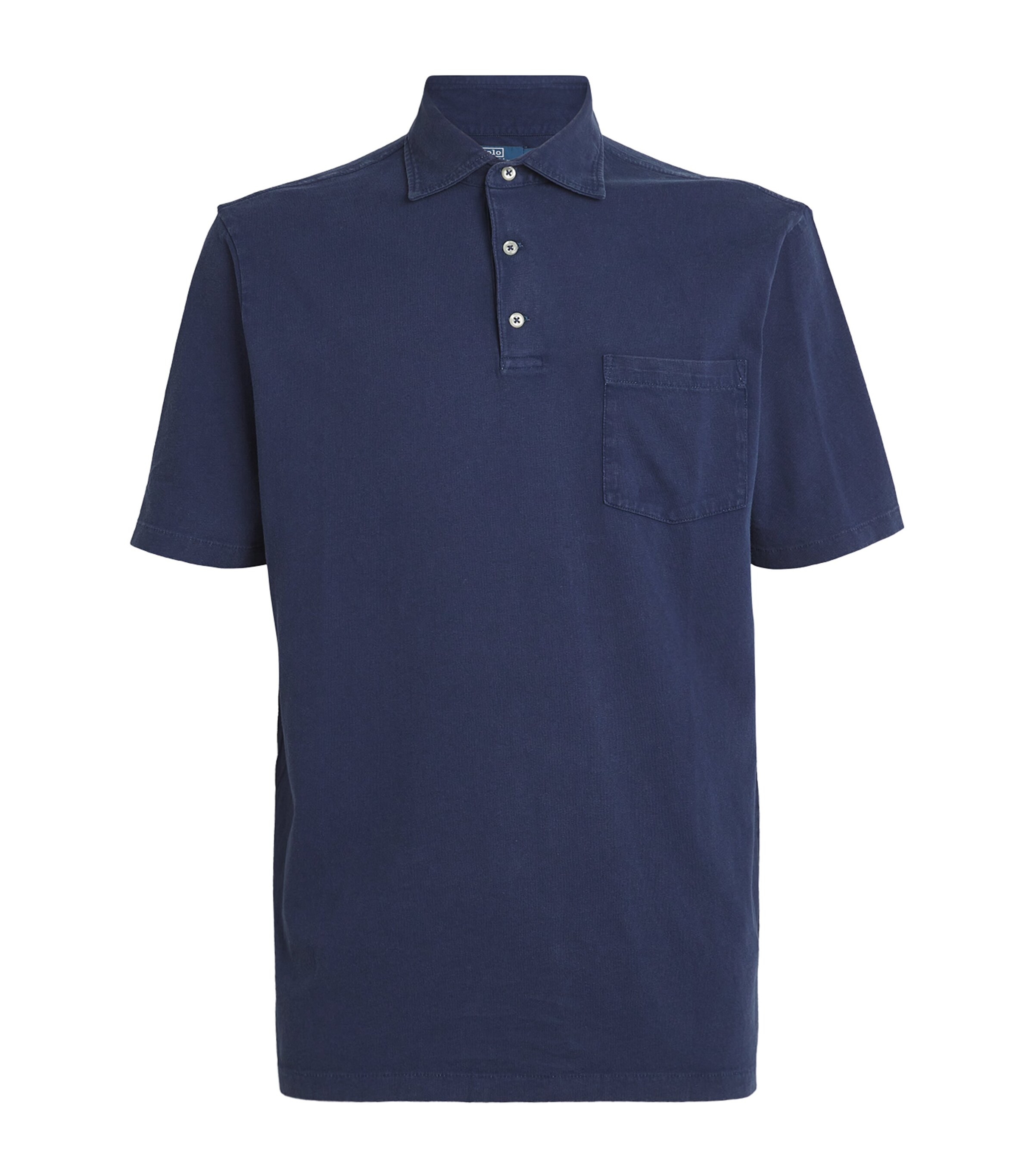 Polo Ralph Lauren Cotton & Linen Classic Fit Polo Shirt In Navy