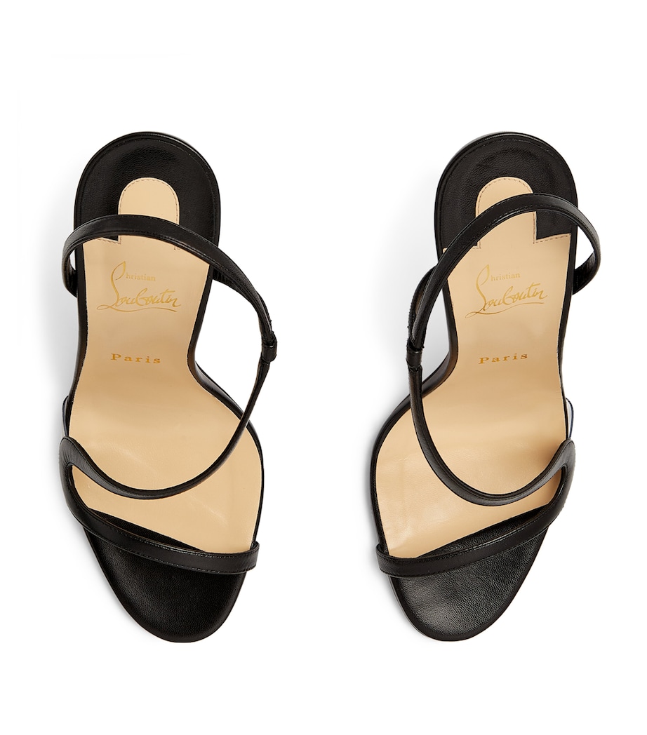 Rosalie Leather Sandals 100 BK01 Image 6