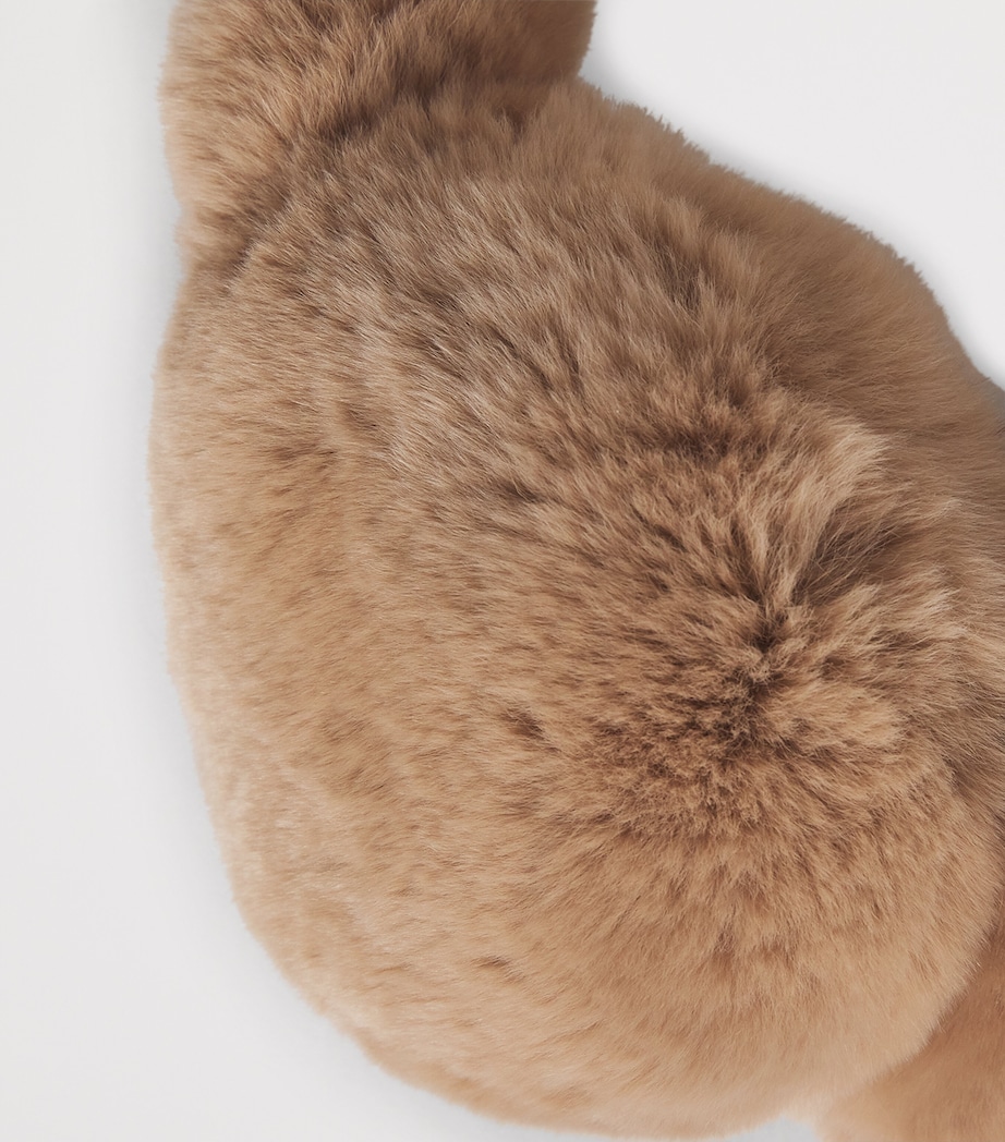Rex Rabbit Fur Earmuffs A2156 Image 4