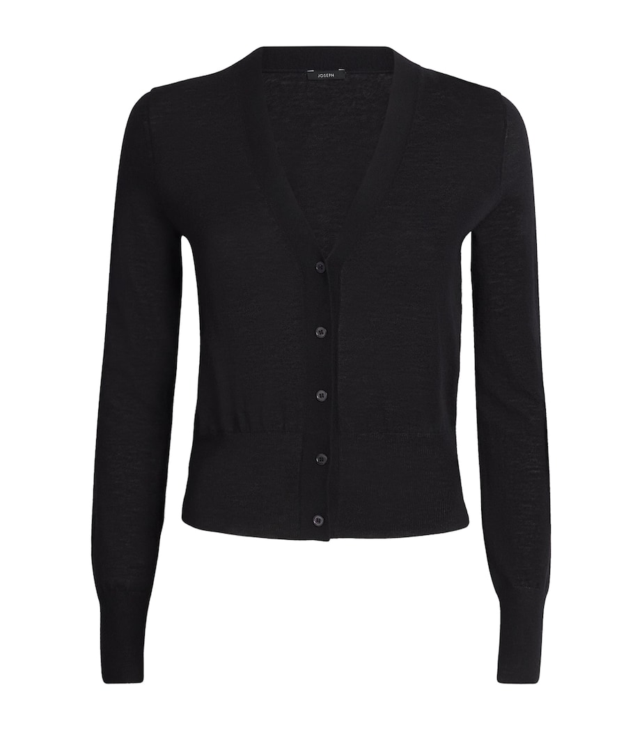 Cashmere Cashair Cardigan BLACK Image 1