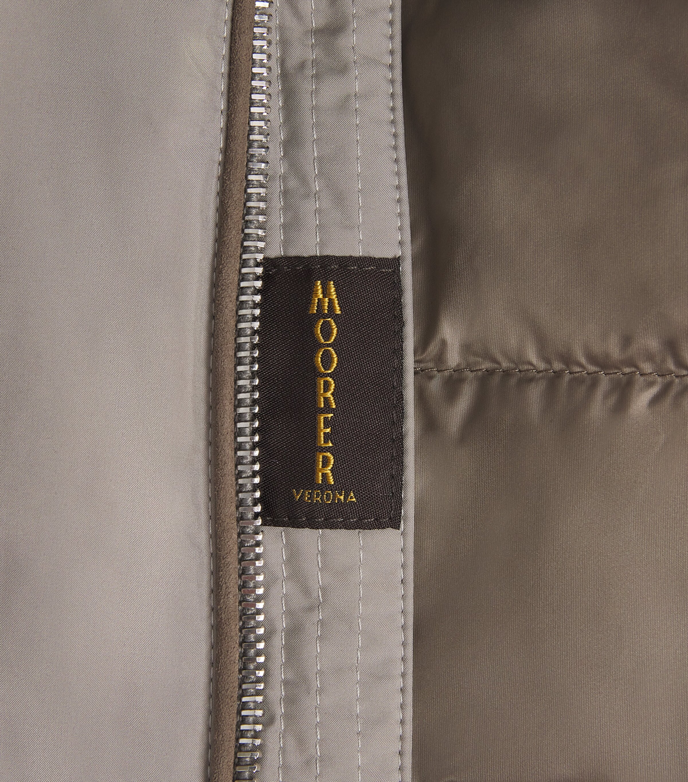 Two-Tone Hooded Bomber Jacket U0118 MARMO Image 5