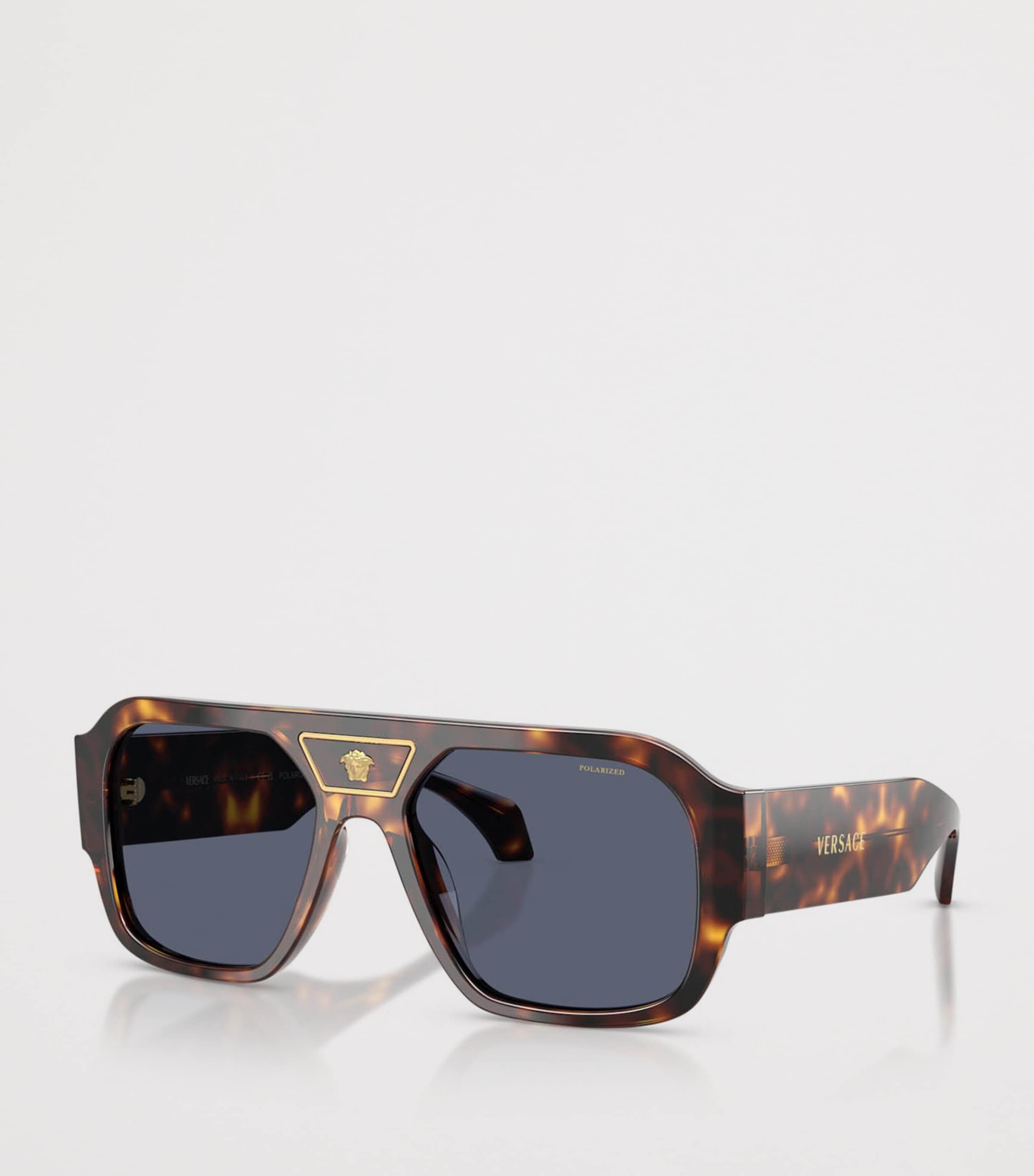 Versace Acetate VE4508U Square Sunglasses Brown Image 2