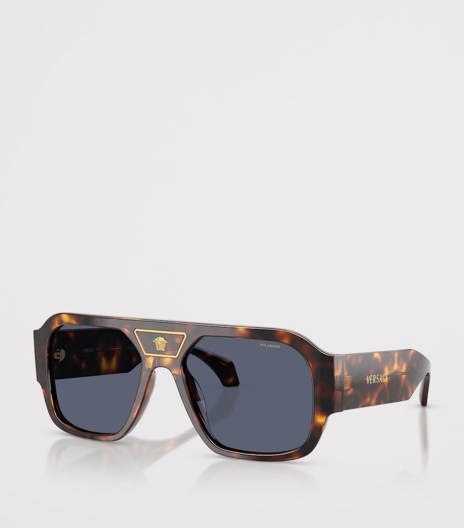 Versace Acetate VE4508U Square Sunglasses Brown Image 2