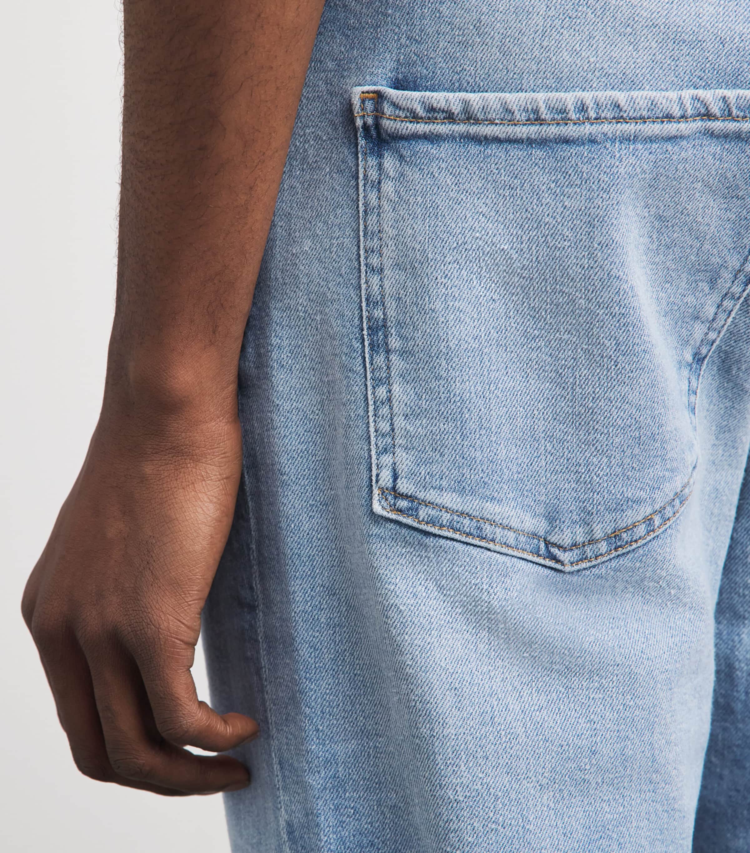 Citizens of Humanity Mens Gage Perform Straight Jeans Light Wash Image 3