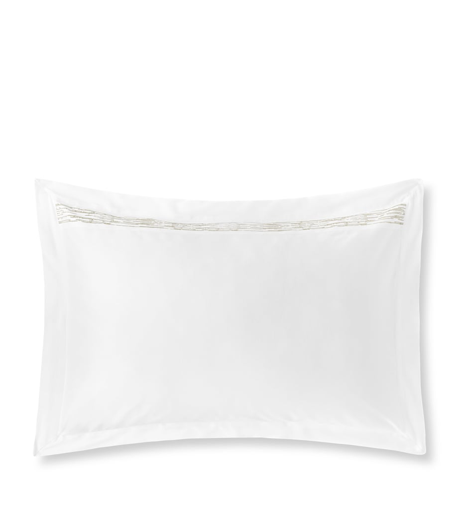 Amalia Egyptian Cotton Alentejo King Duvet Cover Set (230cm x 220cm) White/pearl Image 1