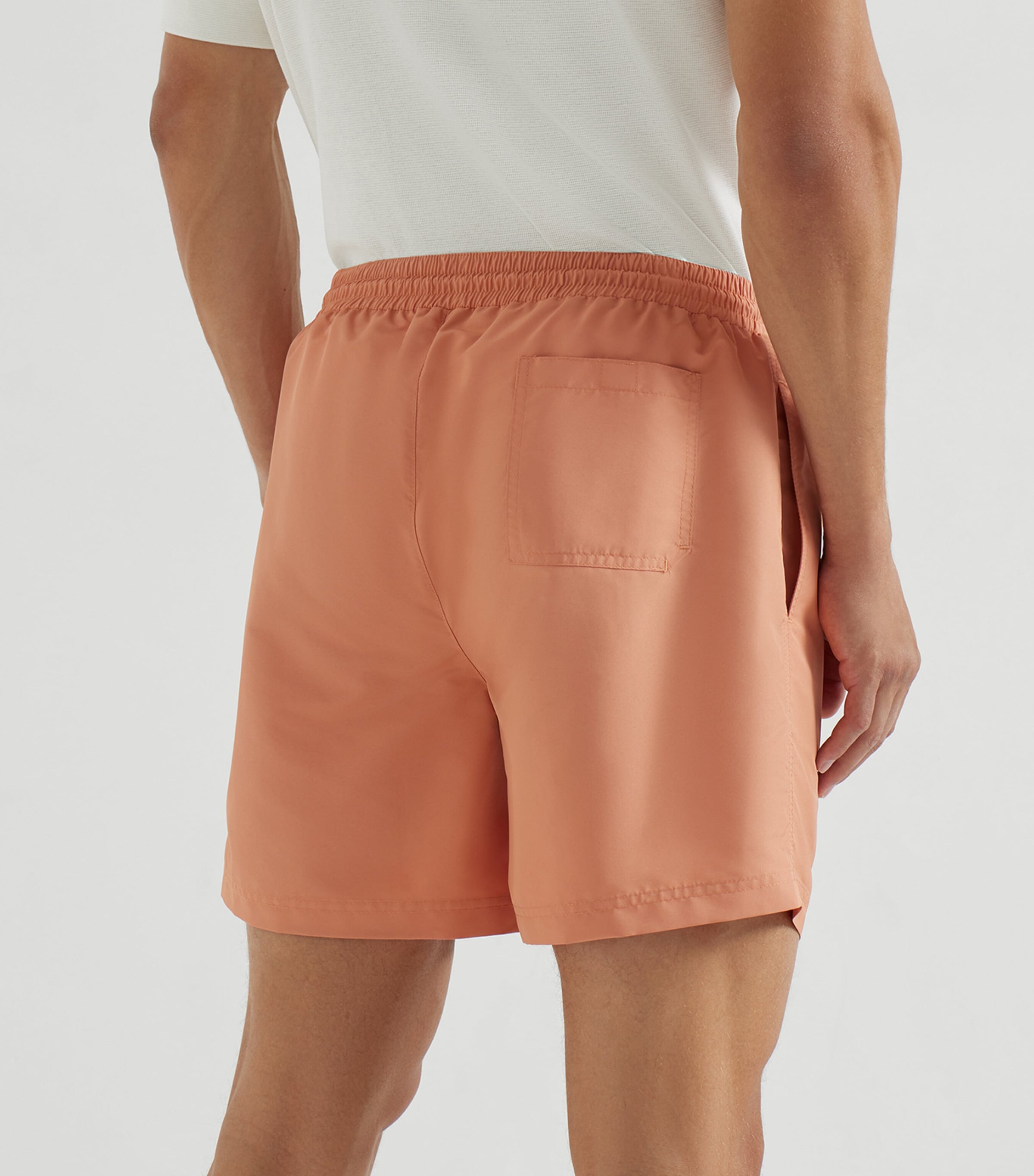 Brunello Cucinelli Mens Embroidered Logo Swim Shorts Image 3
