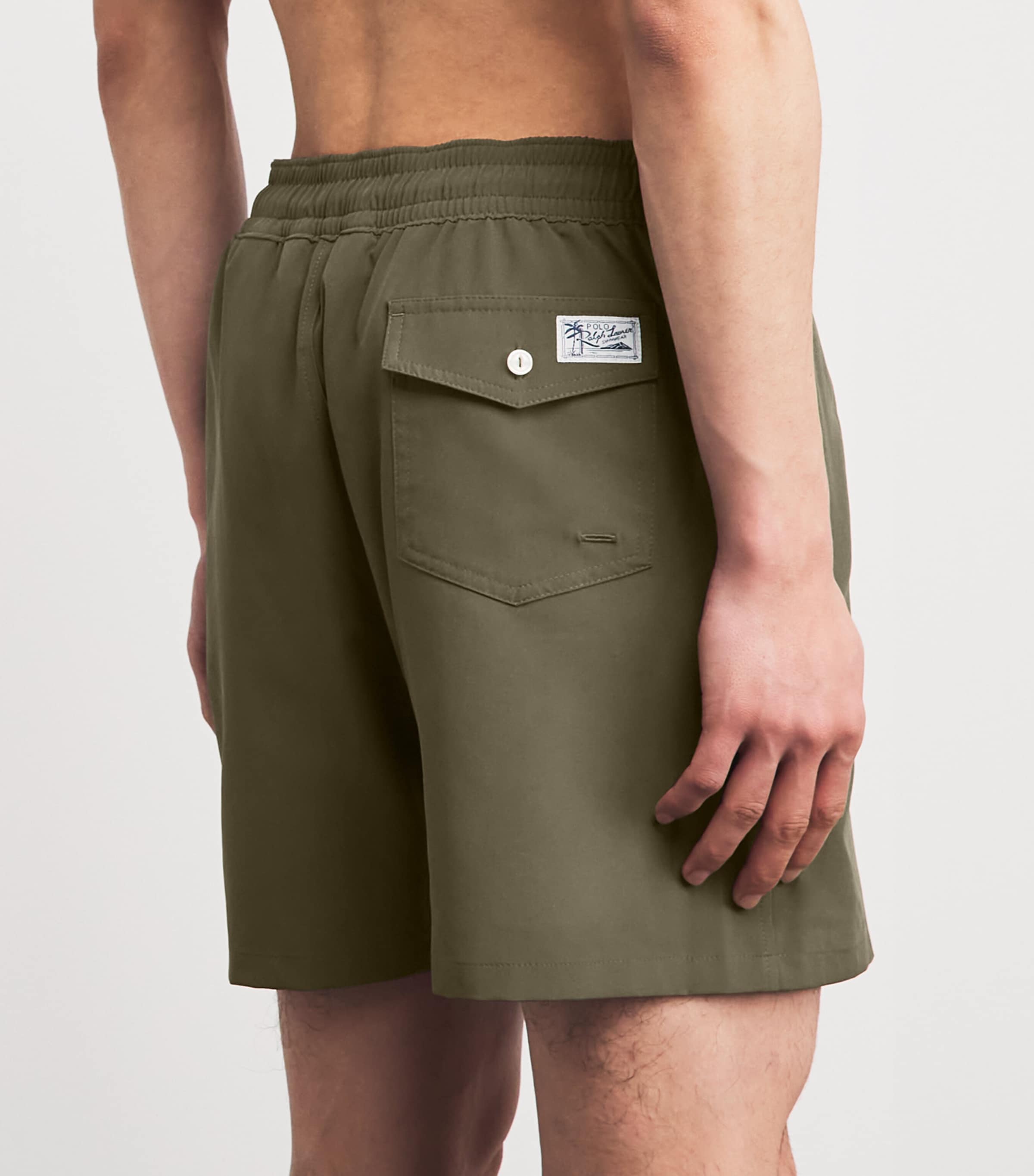 Polo Ralph Lauren Mens Traveller Swim Shorts Canopy Olive Image 4