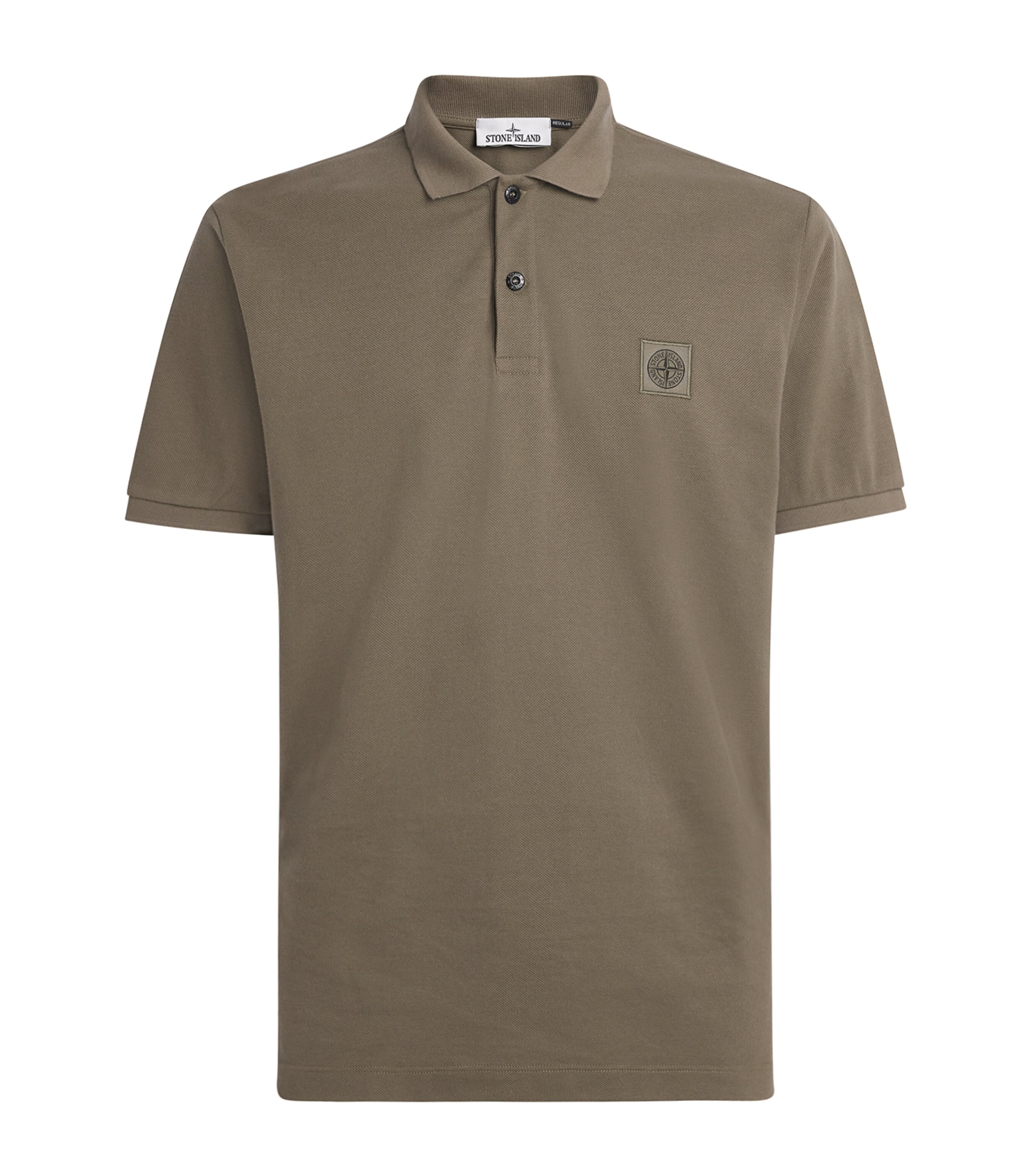 Stone Island Mens Organic Cotton Ghost Polo Shirt Image 1