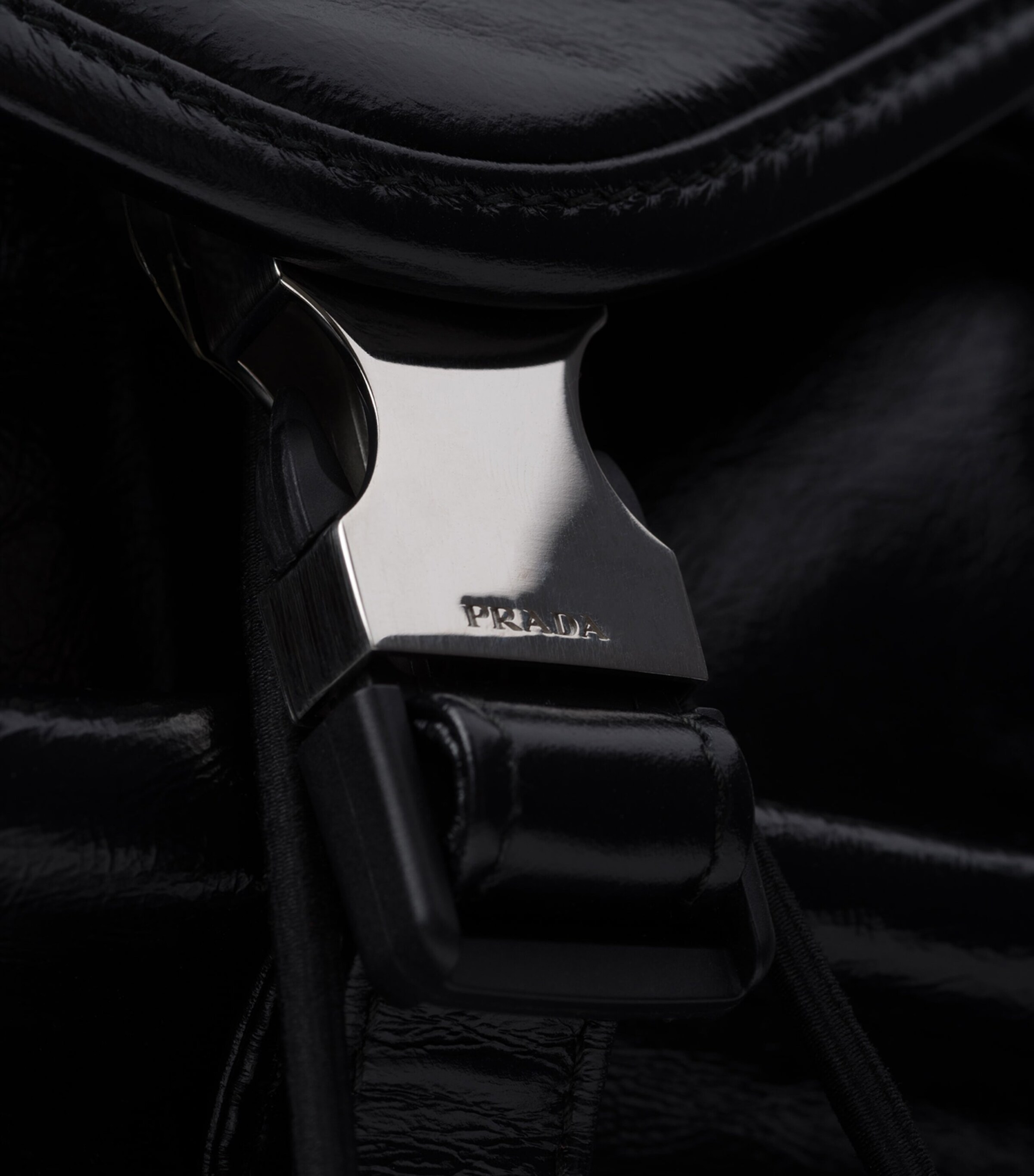 Leather Triangle Backpack F0002 Image 4