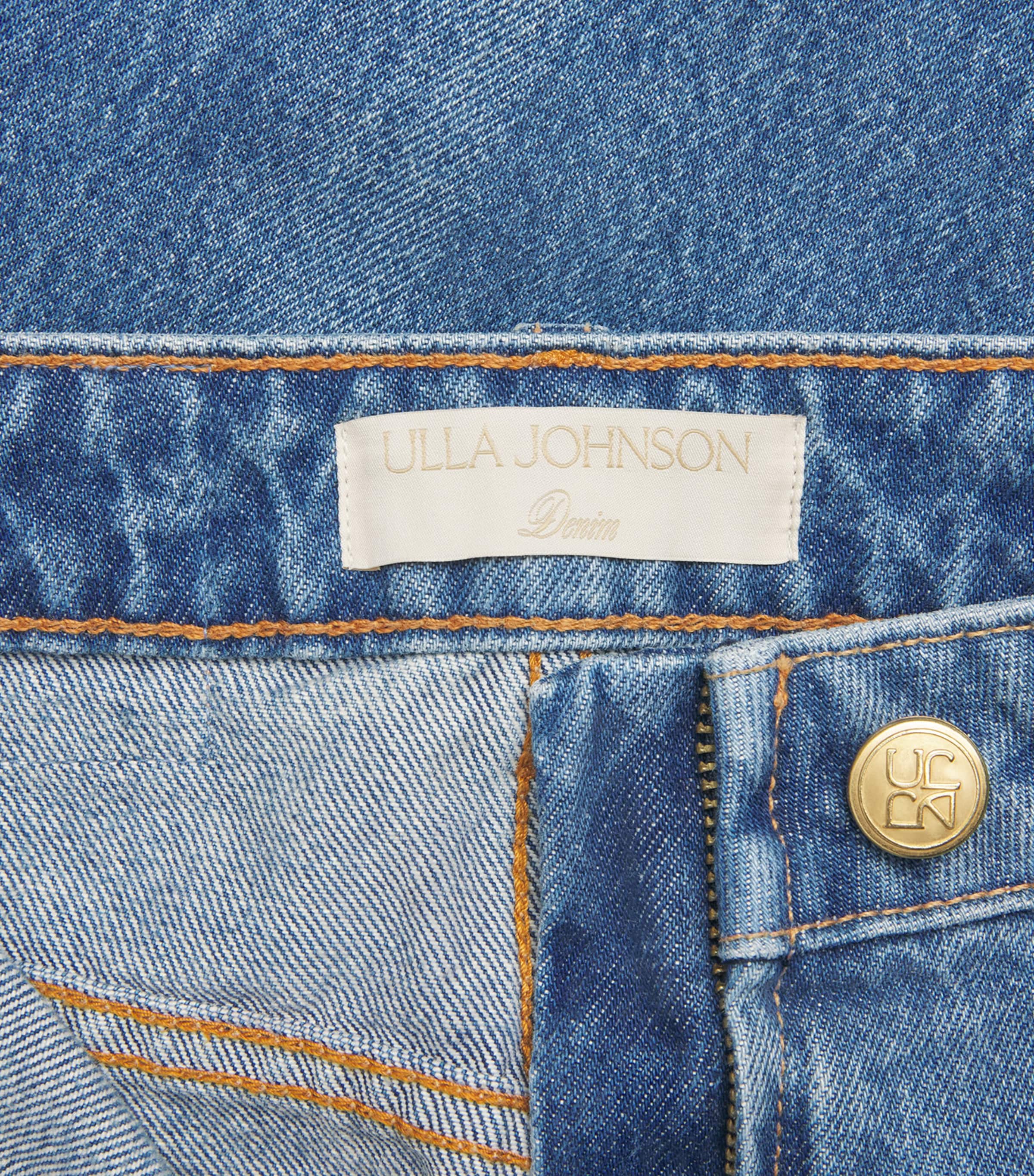 Ulla Johnson Womens Odelia Flared Jeans Danube Image 6