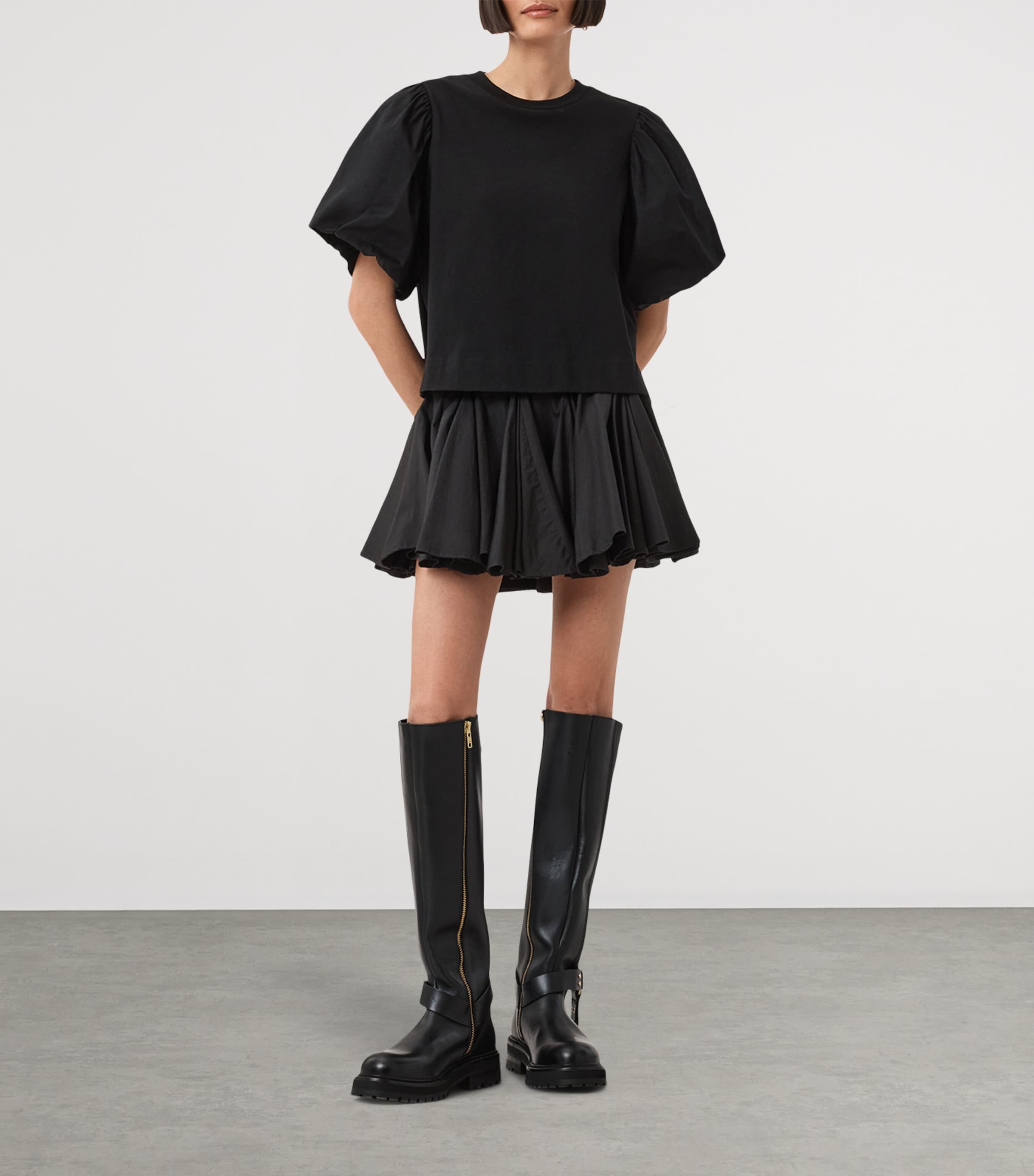 Organic Cotton Jess T-Shirt BLACK Image 2