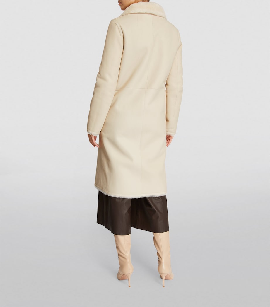 Shearling Reversible Coat A1006 Image 7