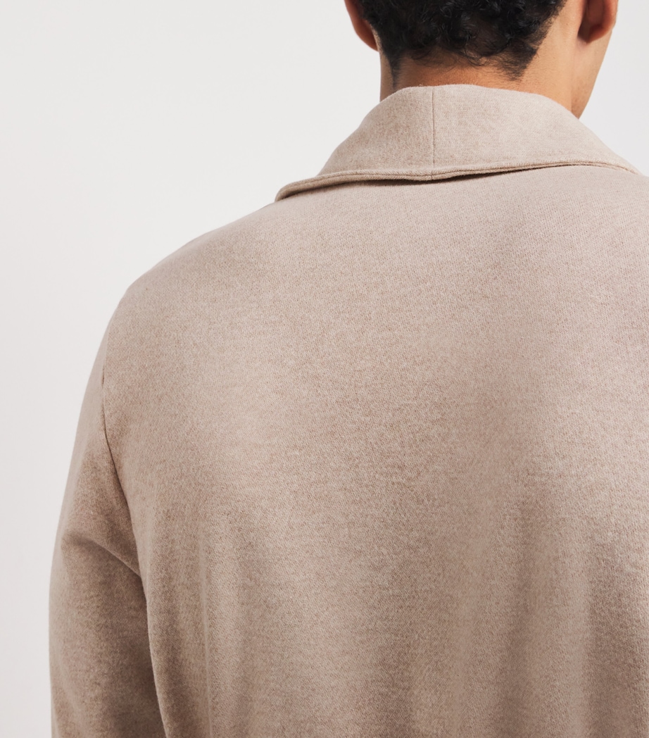 Cotton-Blend Cozy Living Robe 2895 CAMEL MELANGE Image 6