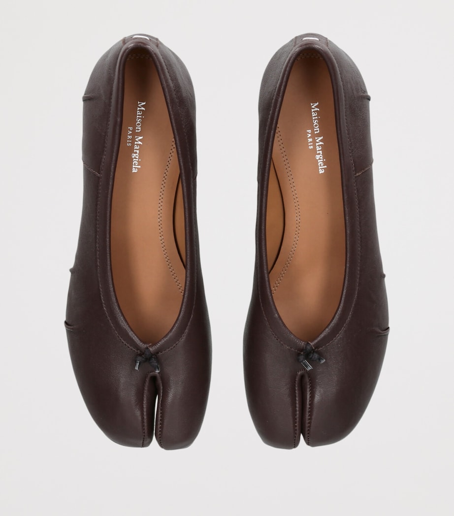 Maison Margiela Womens Leather Tabi Ballerina Pumps 30 Other Image 4