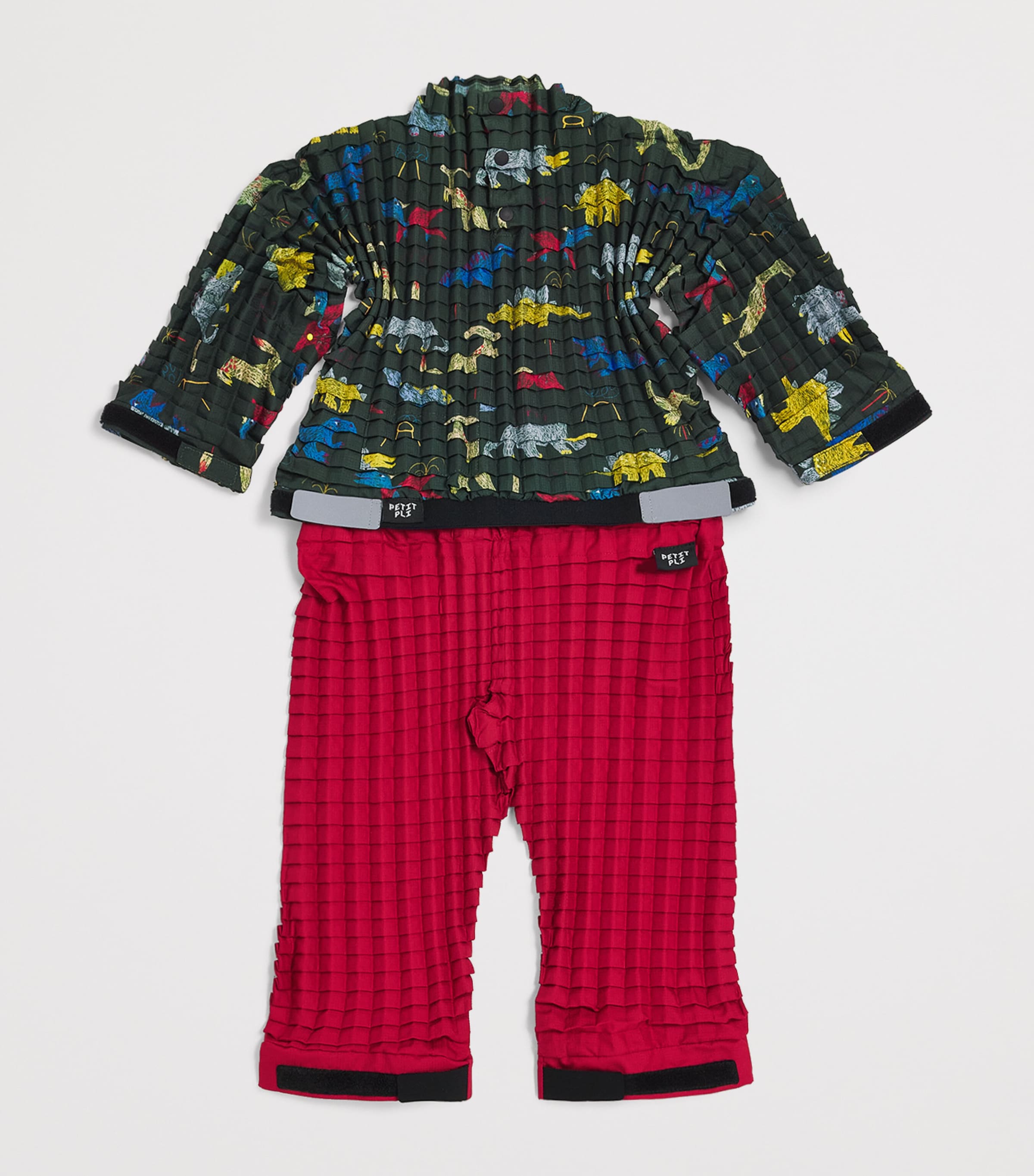 Petit Pli Pleated Versa-Tile Trousers (10-11 Years) Infra Red Image 3