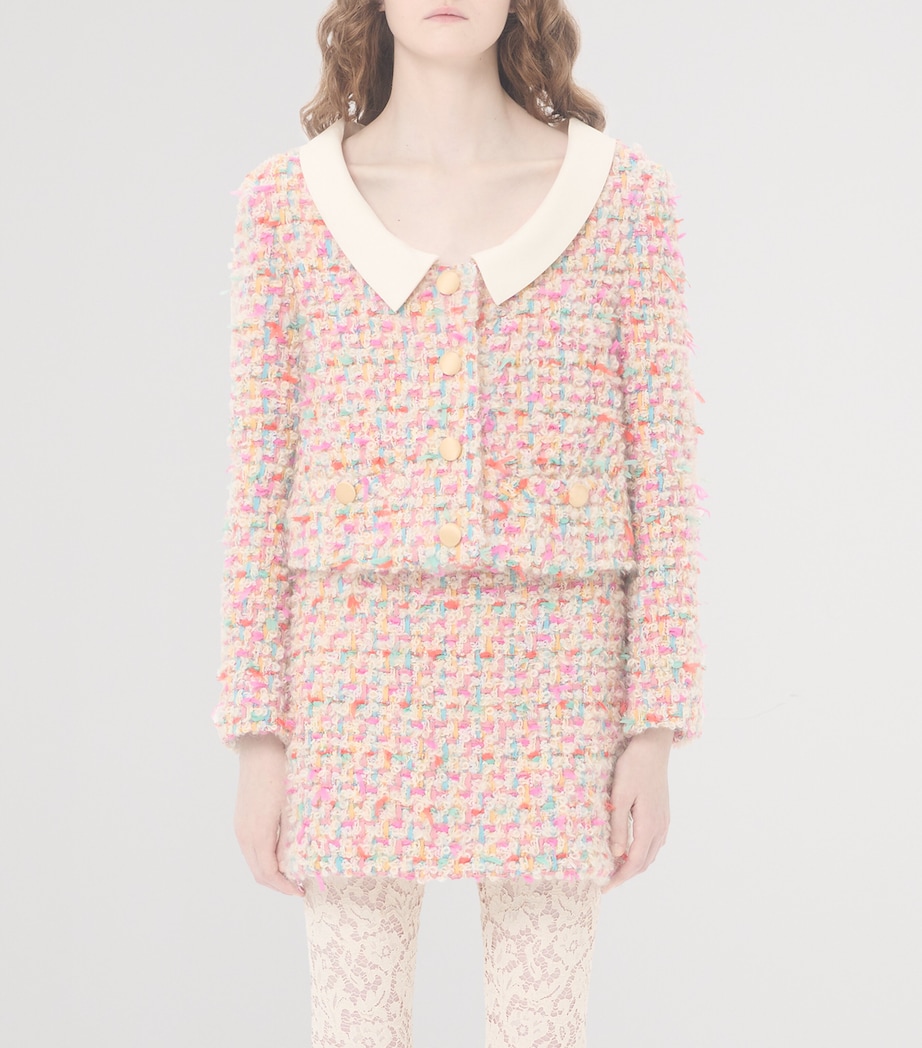 Tweed Cropped Jacket M12 Image 2