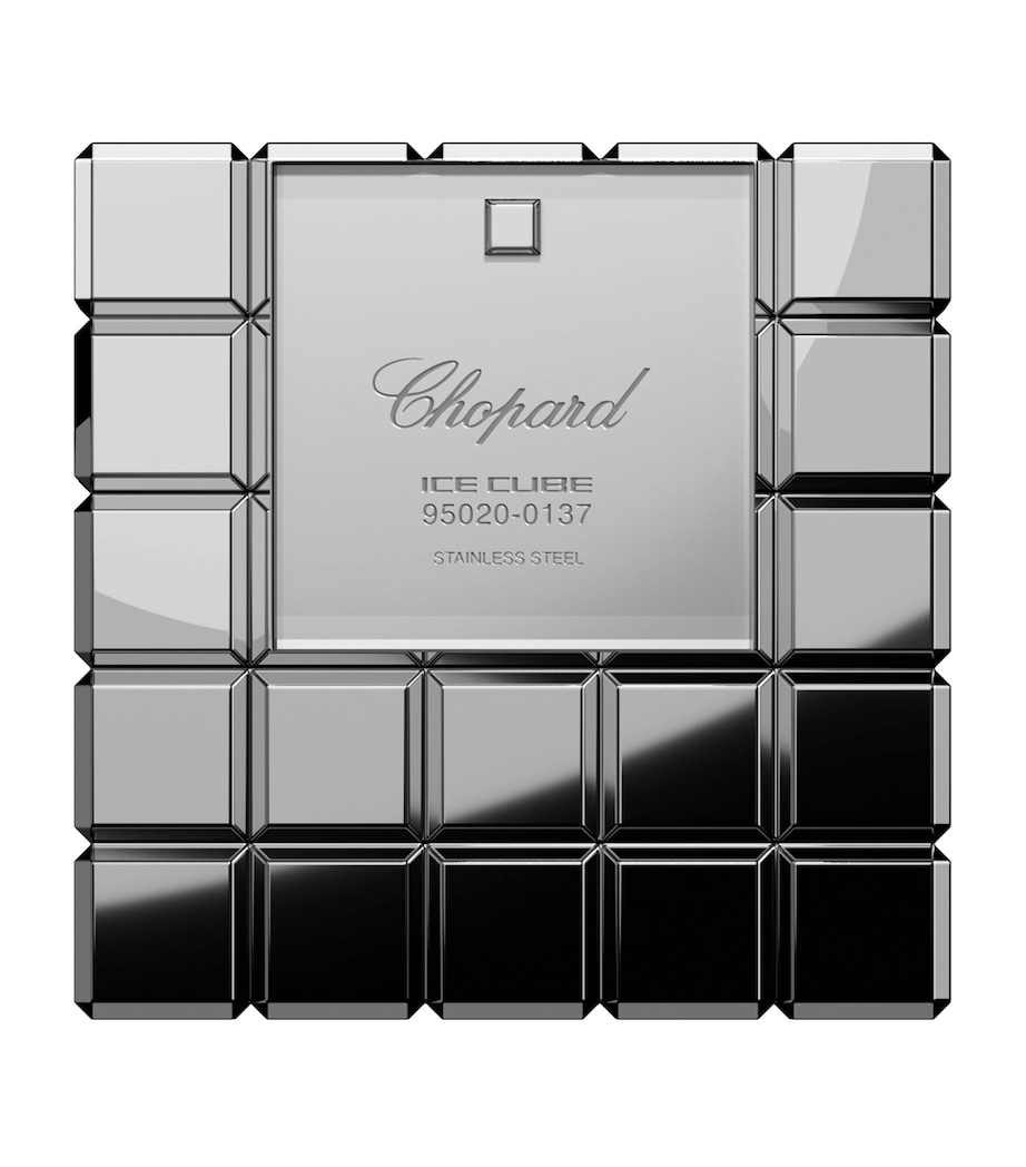 Chopard Ice Cube Table Clock Silver Image 3