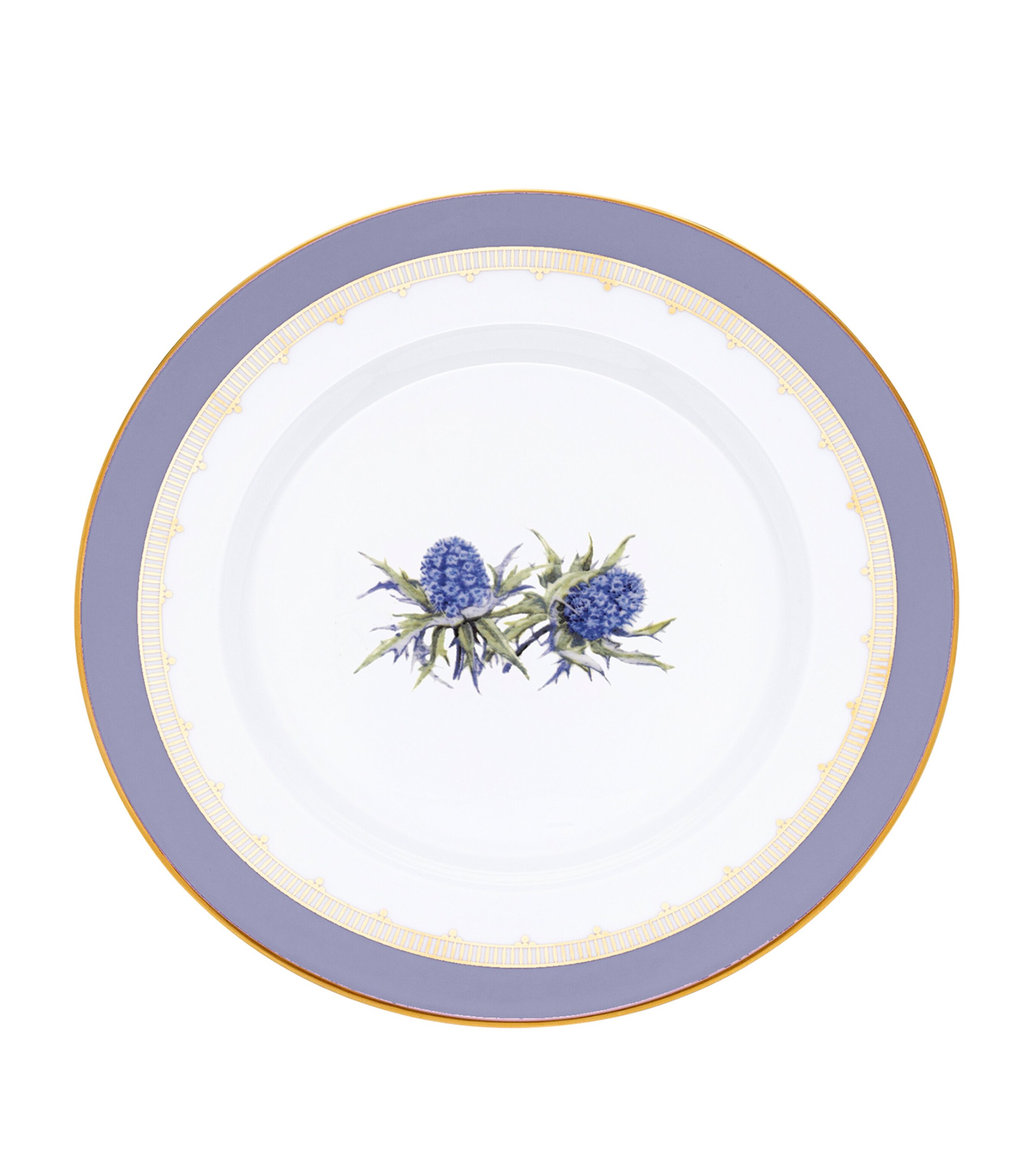 Castle Of Mey Thistle Plate (21cm) PURPLE/WHITE Image 1