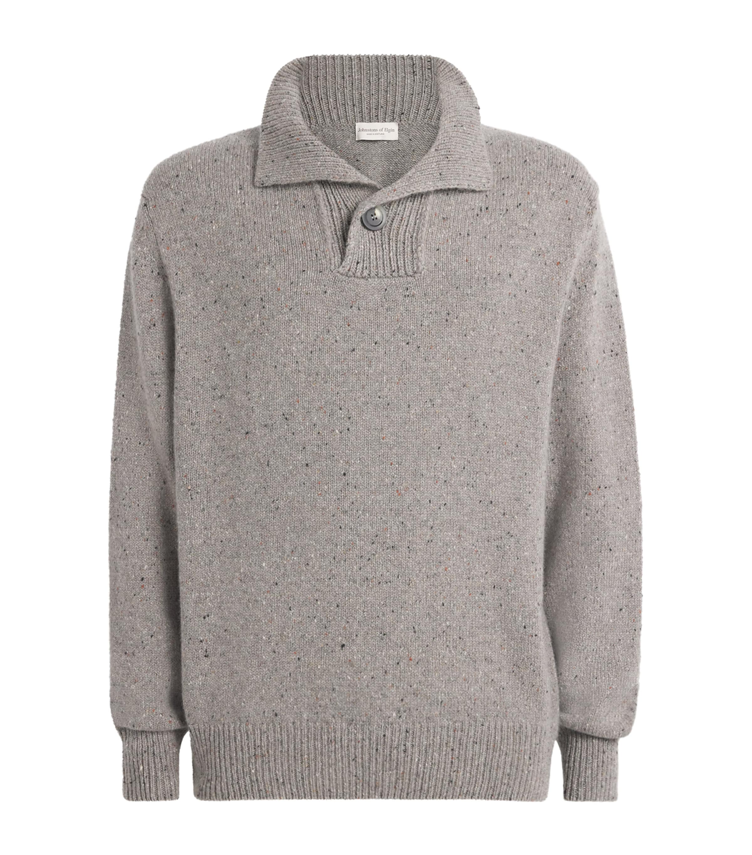 Johnstons Of Elgin Cashmere Sweatshirt In Gray