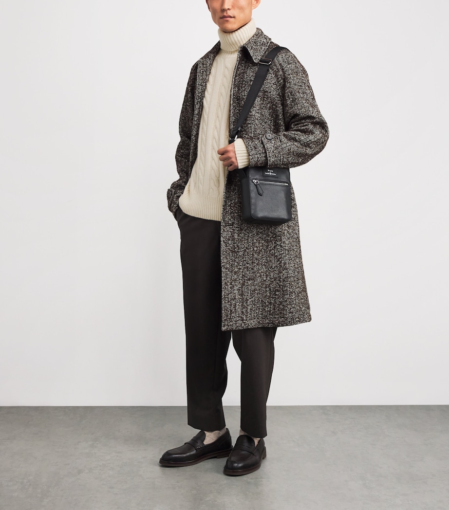 Wool-Cashmere Cable-Knit Rollneck Sweater NATURAL Image 2