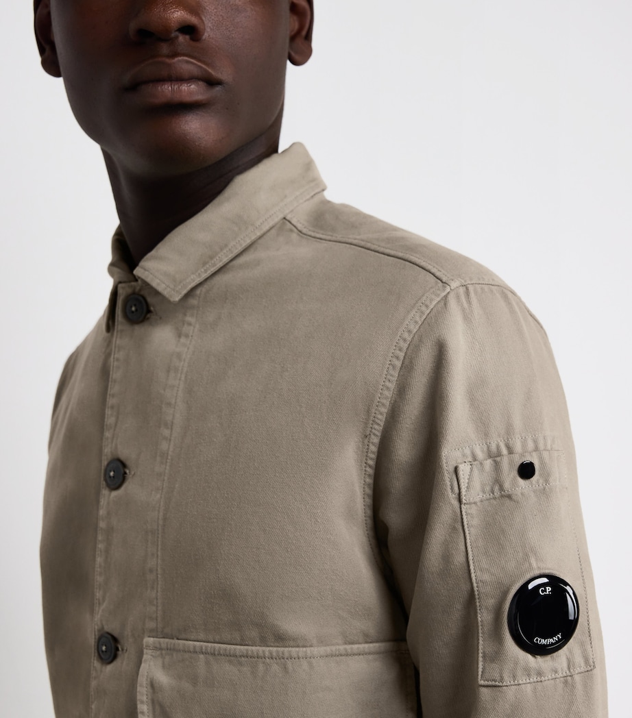 Cotton Drill Overshirt 356 FALLEN ROCK Image 6