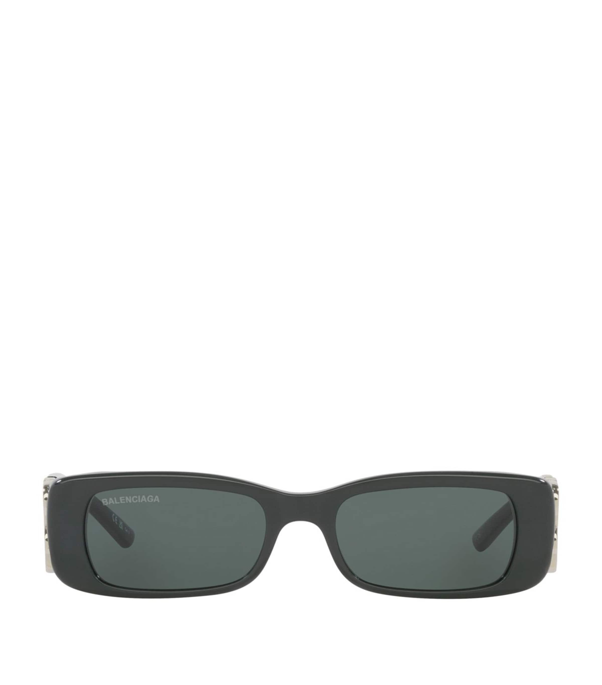 Balenciaga Acetate 6e000253 Sunglasses In Green